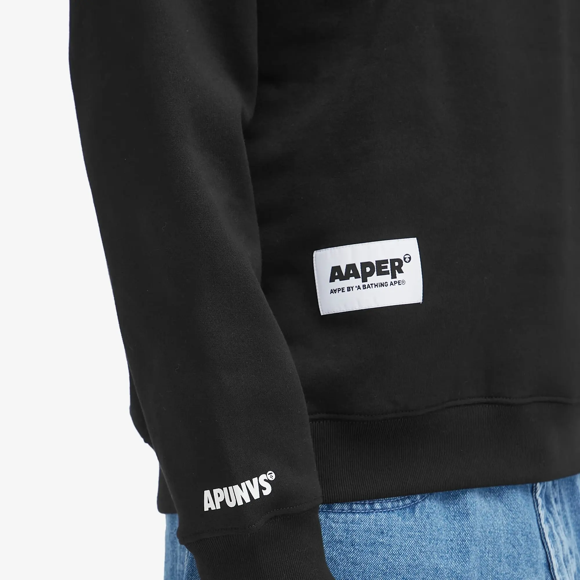 A Bathing Ape AAPE UNVS Dog Sweatshirt Black