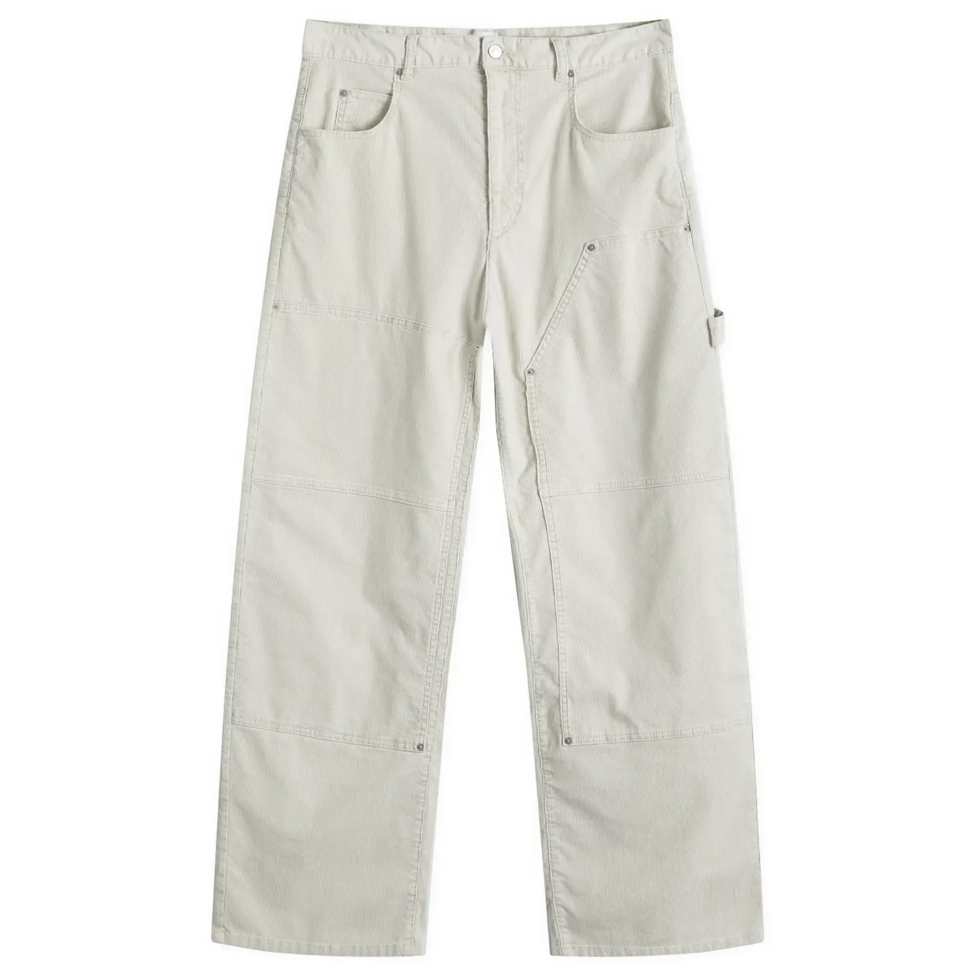 Isabel Marant Men's Lorson Knee Pants Ecru
