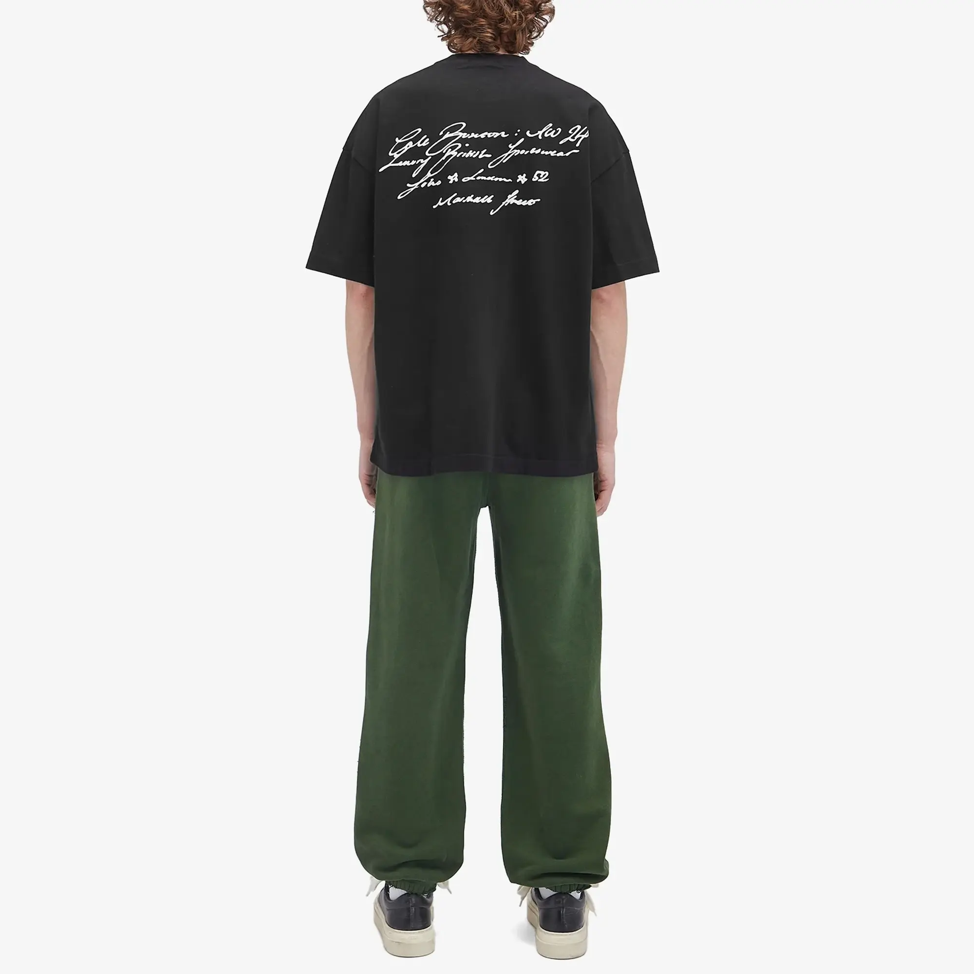 Cole Buxton Men's Script T-Shirt Black