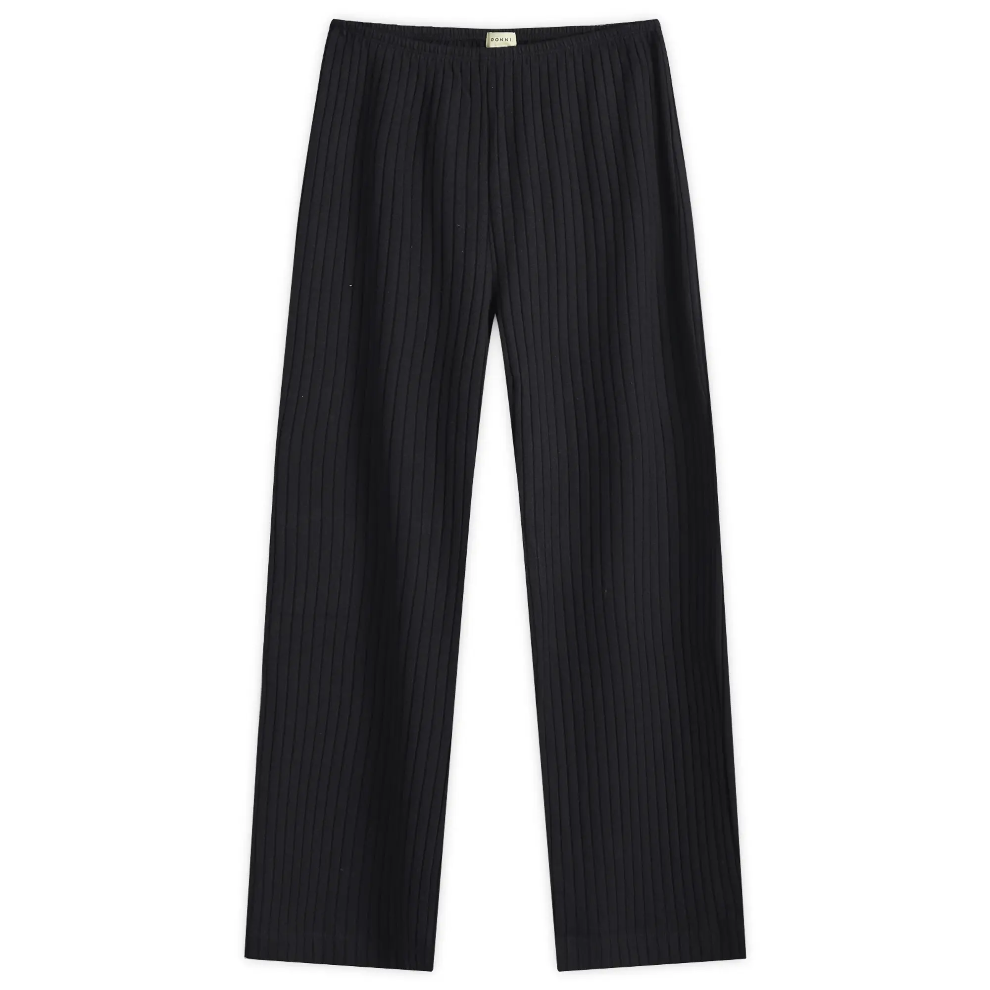 DONNI. Women's Sweater Rib Simple Pants Jet