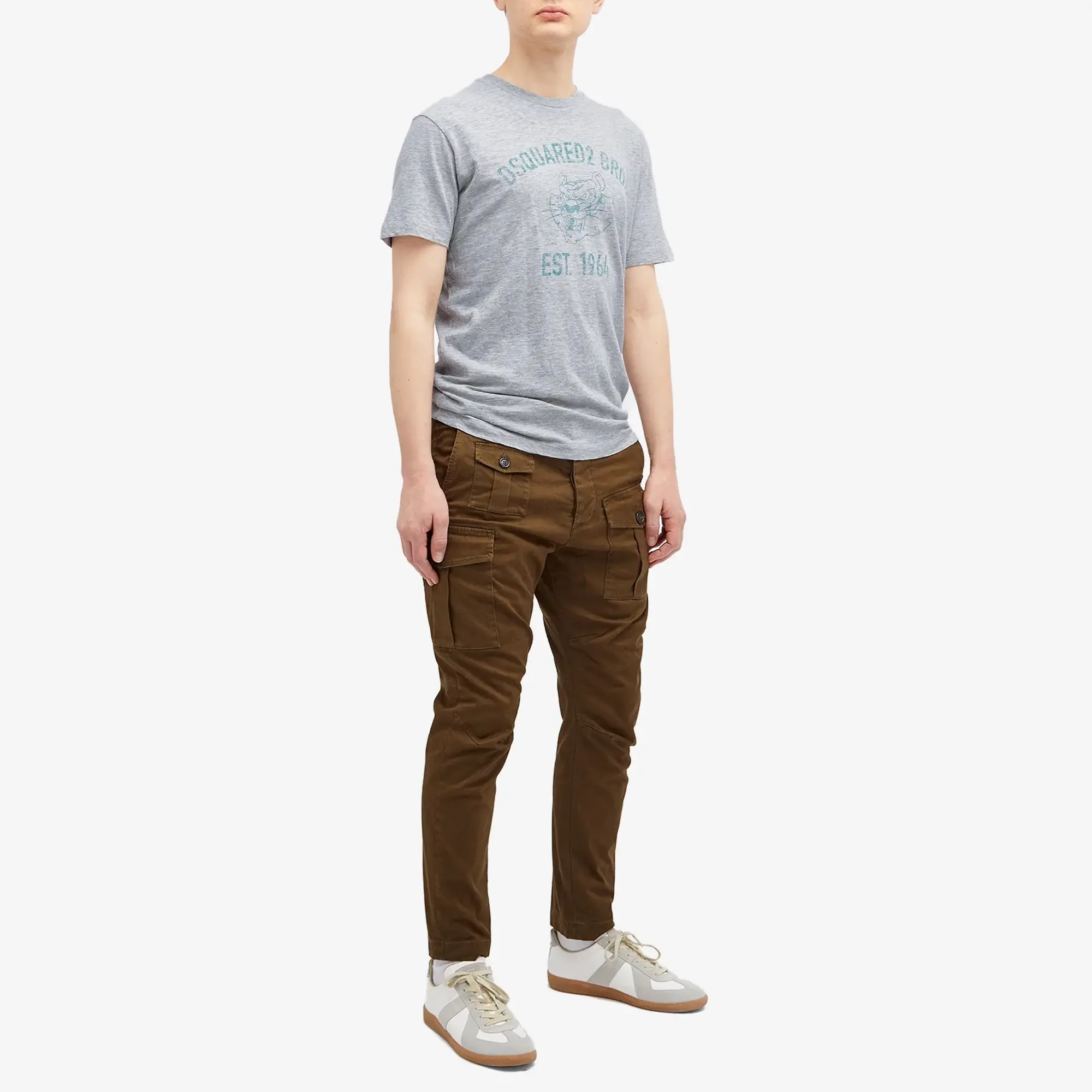 Dsquared2 Men's Cool Fit T-Shirt Grey Melange