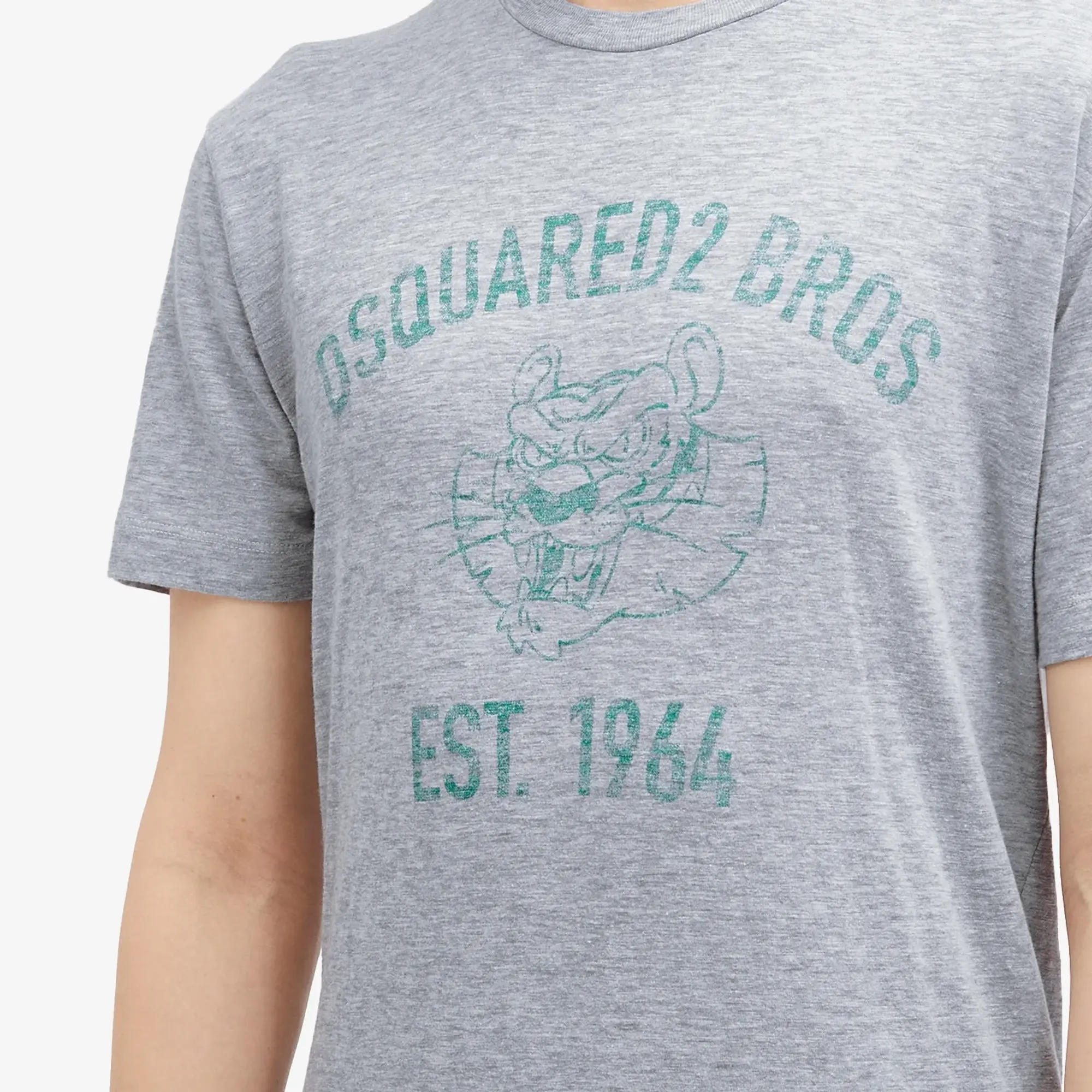 Dsquared2 Men's Cool Fit T-Shirt Grey Melange