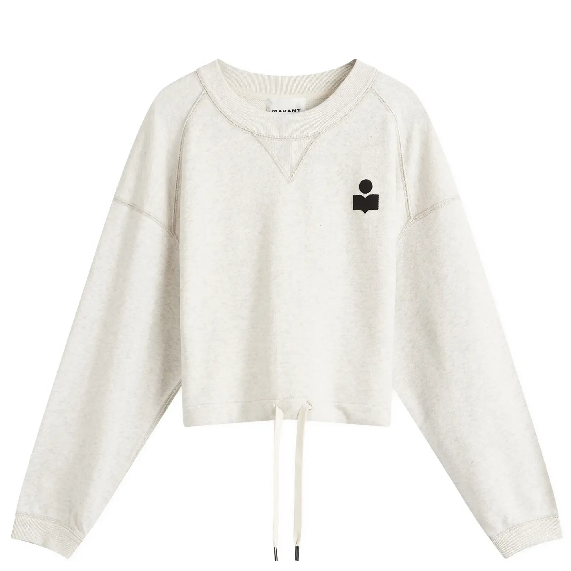Isabel Marant Étoile Women's Margo Drawstring Sweater with Logo Ecru
