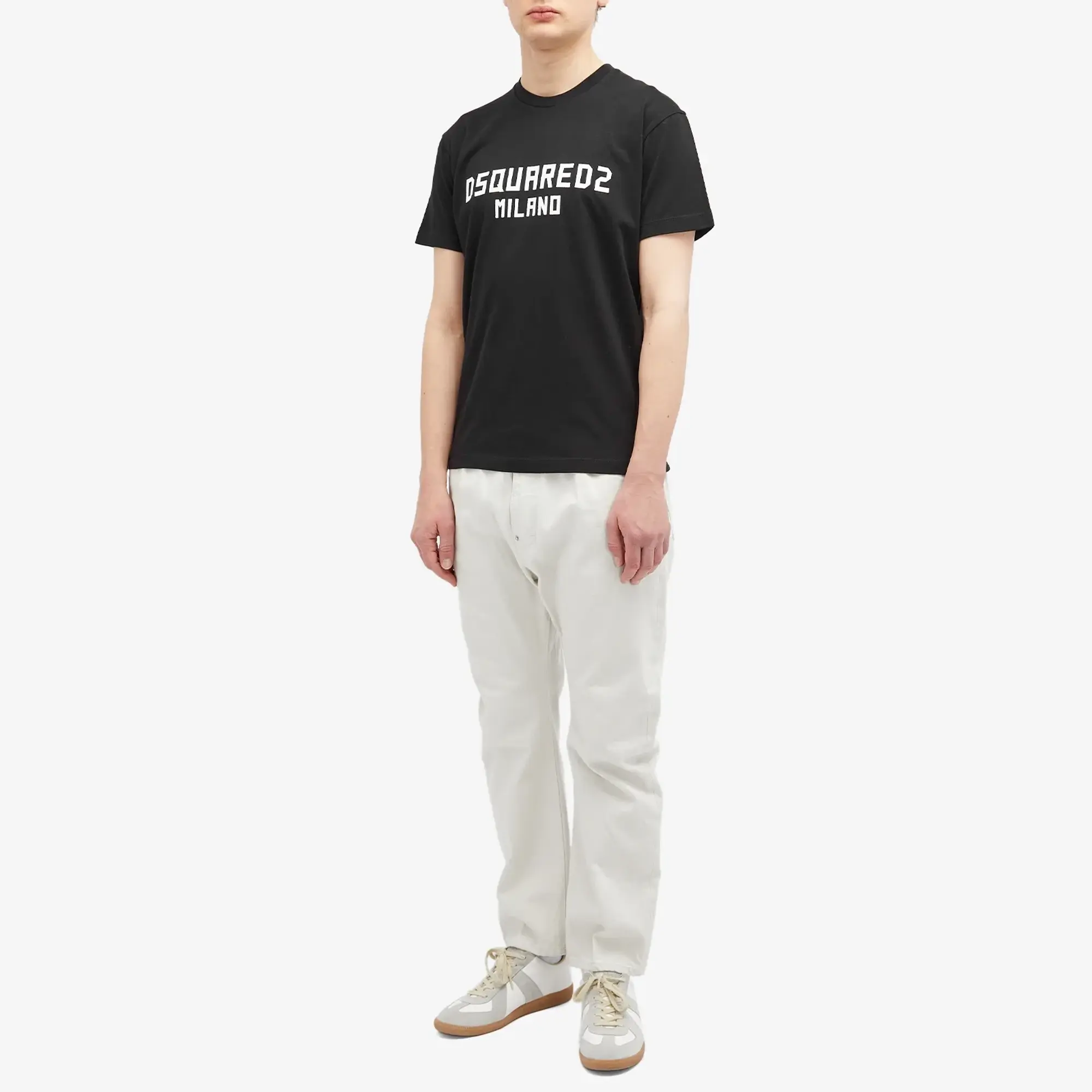 Dsquared2 Men's Cool Fit T-Shirt Black/White Print