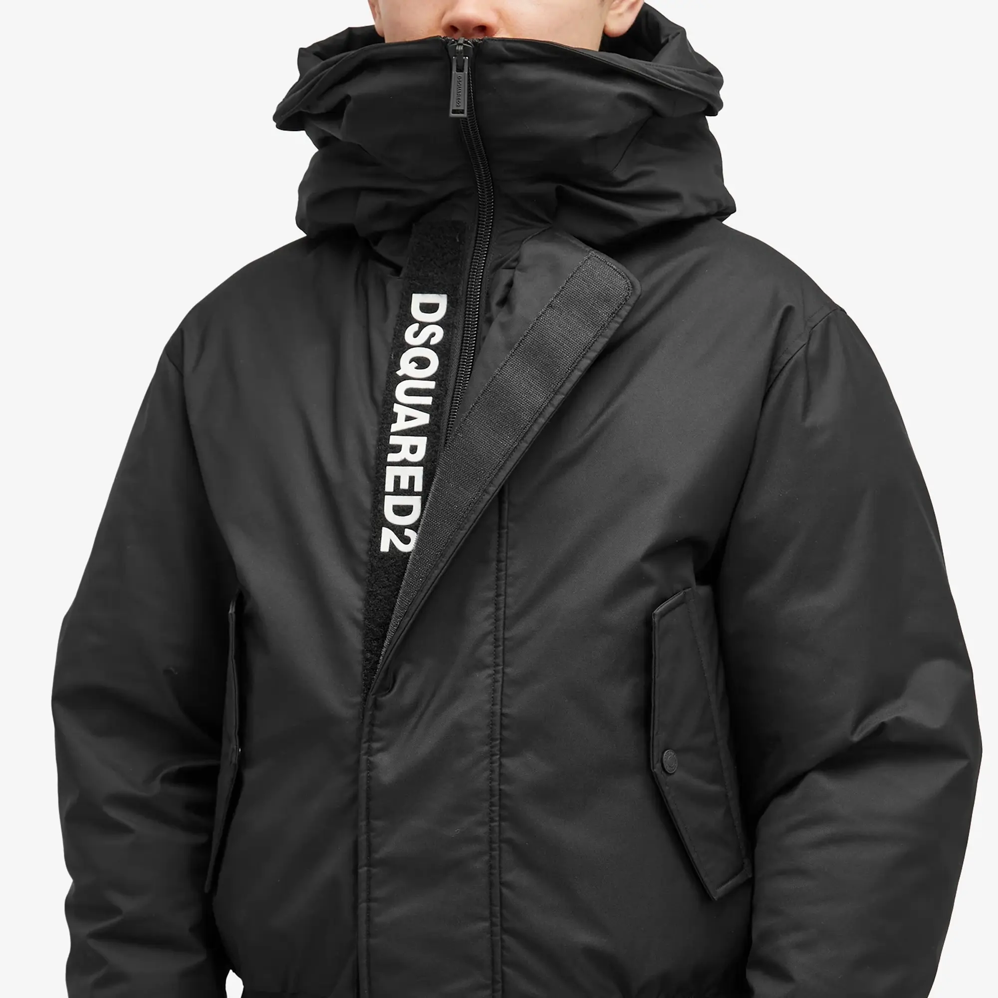 Dsquared2 Men's Techno Down Bomber Jacket Black