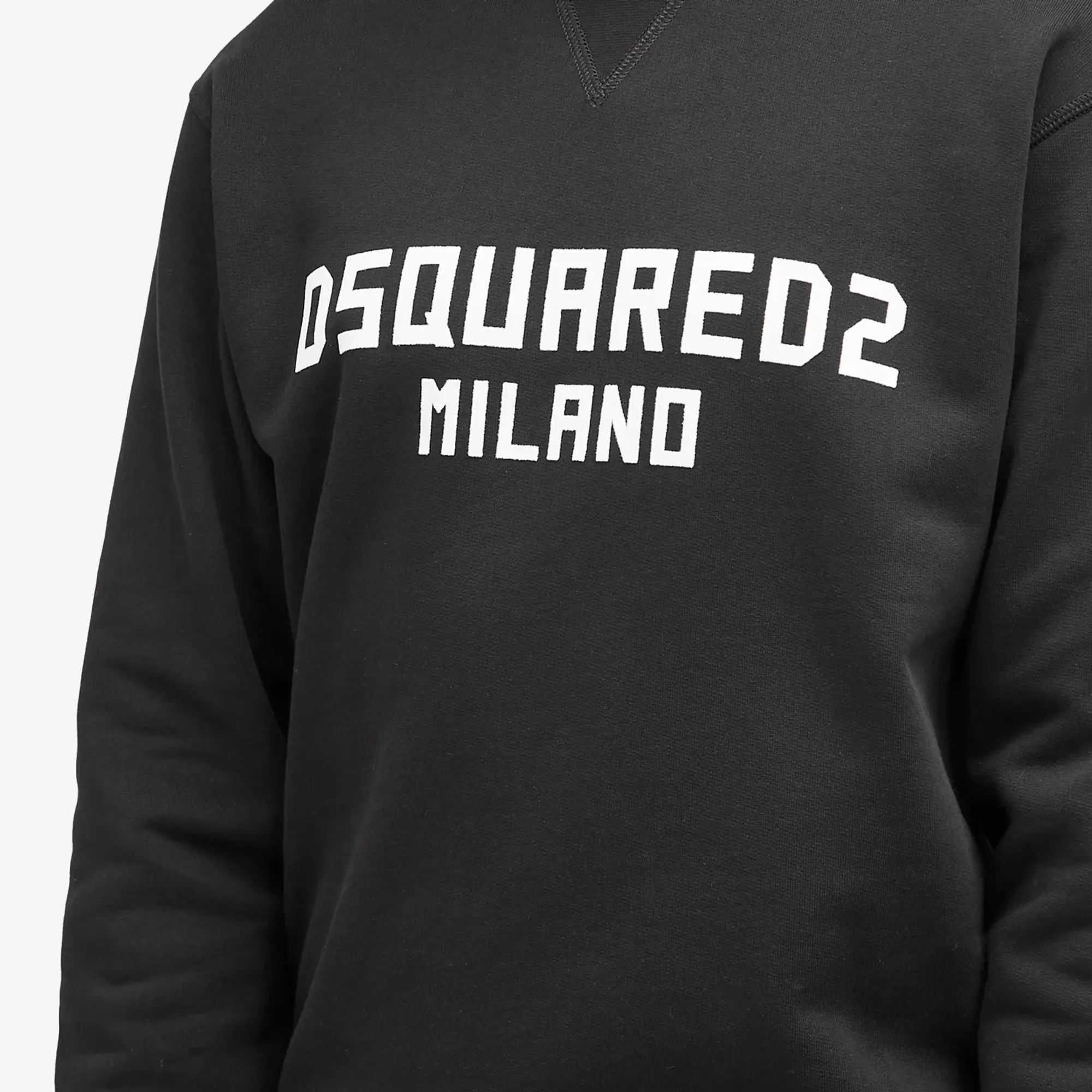 Dsquared2 Men's Cool Fit Crew Sweat Black/White Print