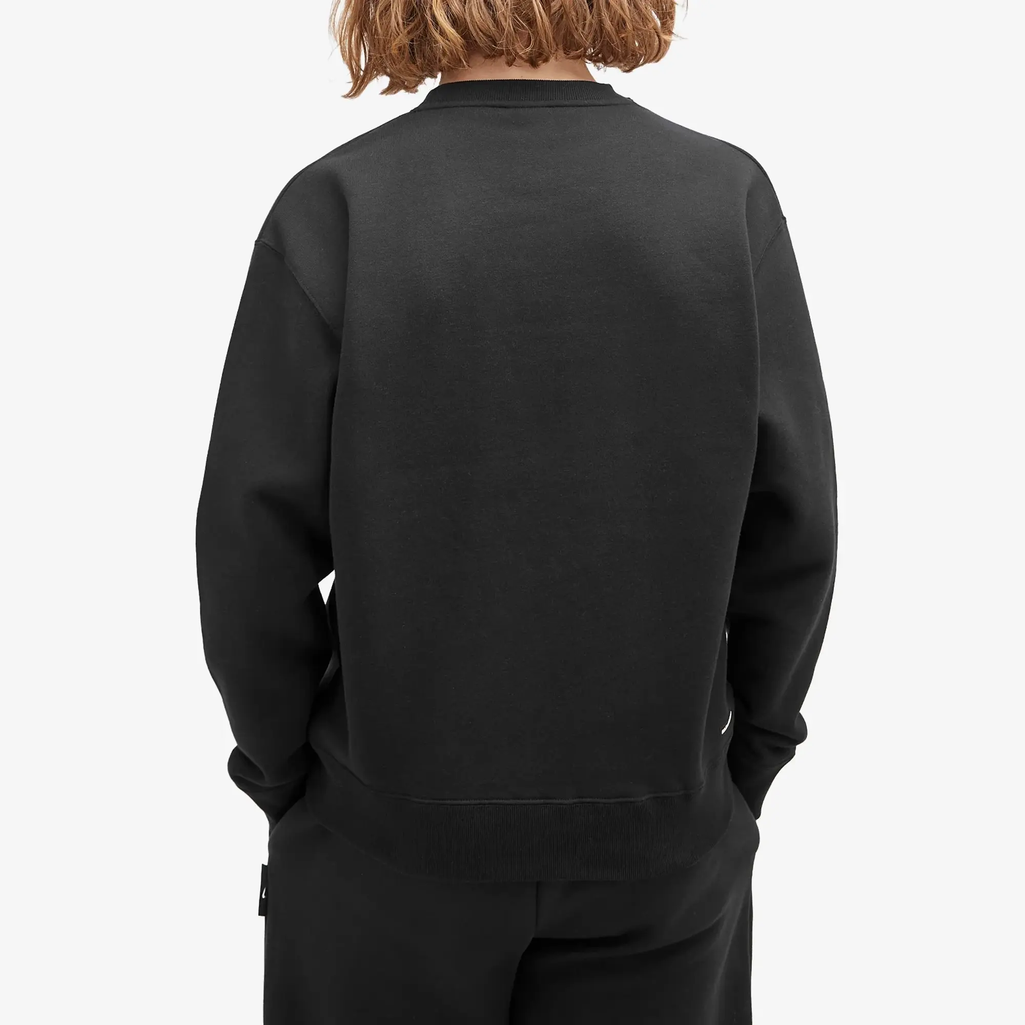 F.C. Real Bristol Men's Blurred Logo Crewneck Sweatshirt Black