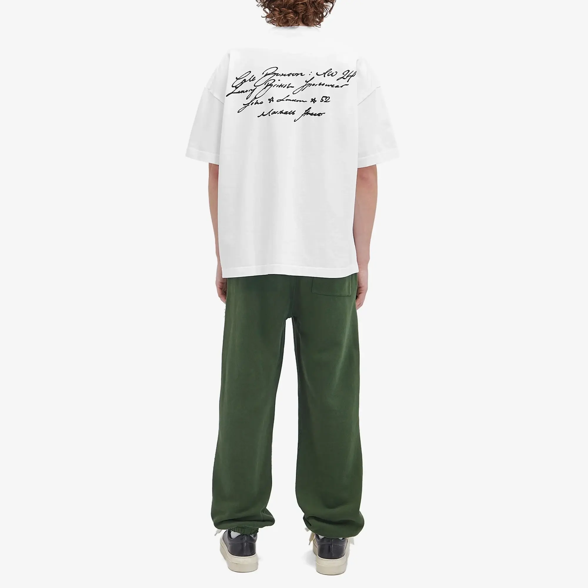 Cole Buxton Men's Script T-Shirt White