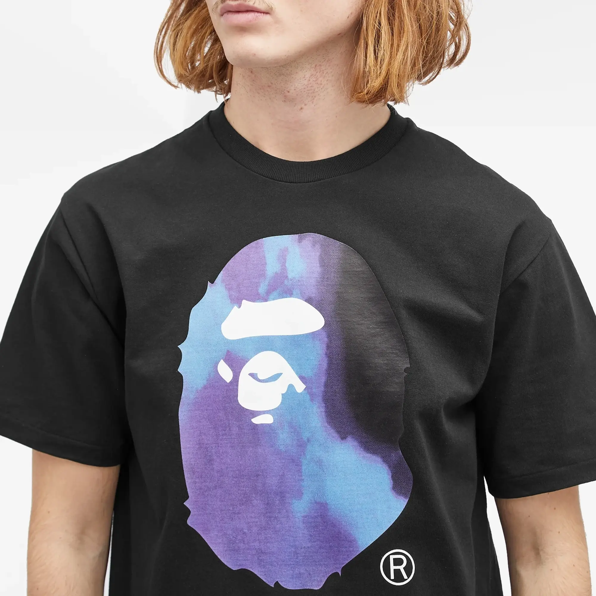 A Bathing Ape Men's Tie Dye By Bathing Ape T-Shirt Black/Black