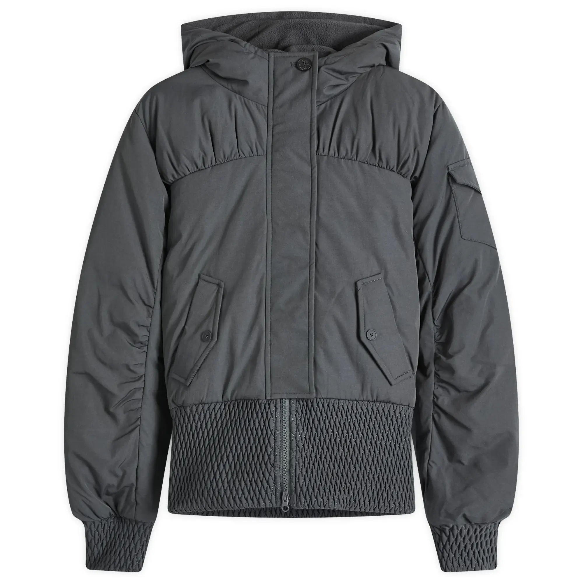 Peachy Den Women's Sandy Puffer Jacket Graphite