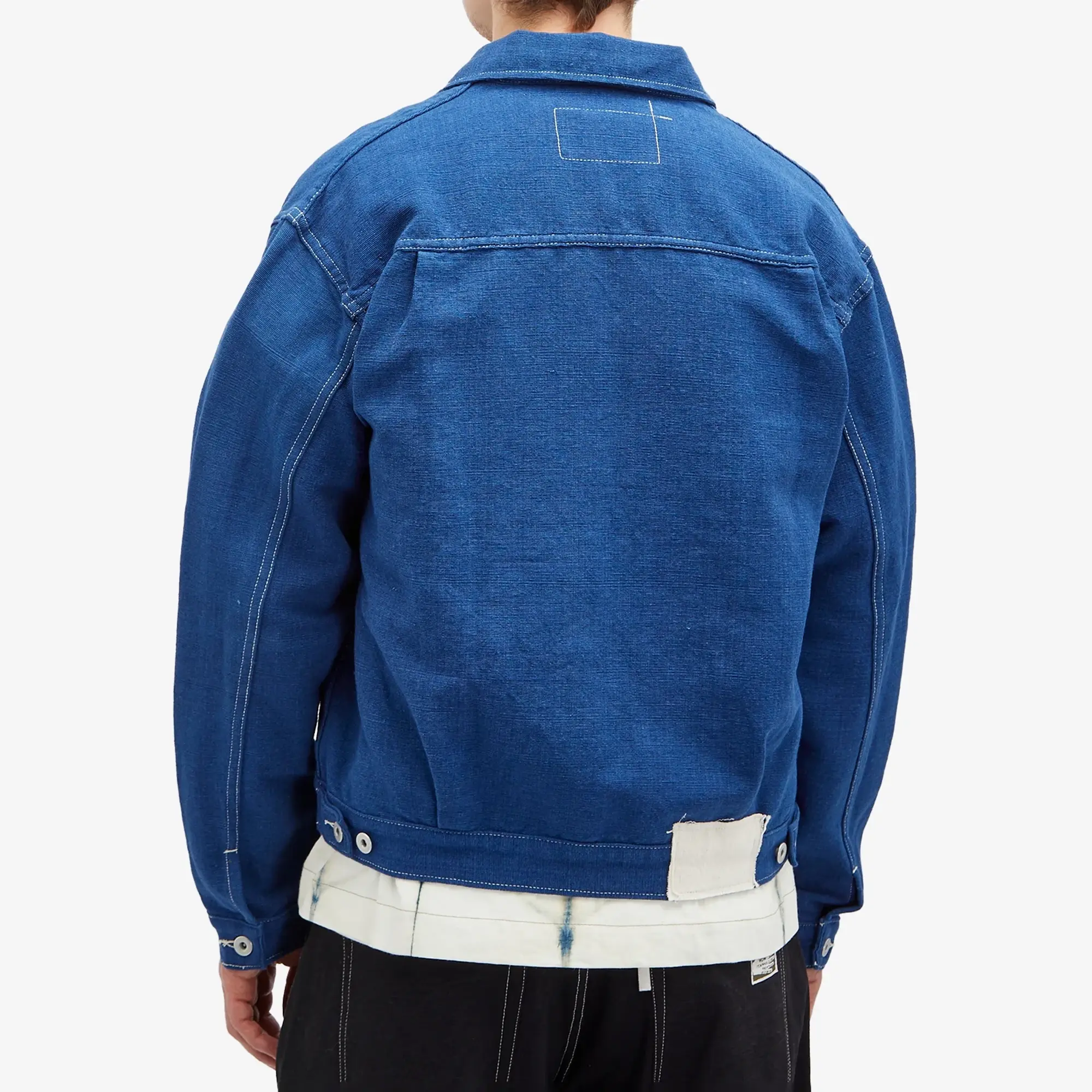 Story mfg. Men's Tuesday Indigo Handloom Jacket
