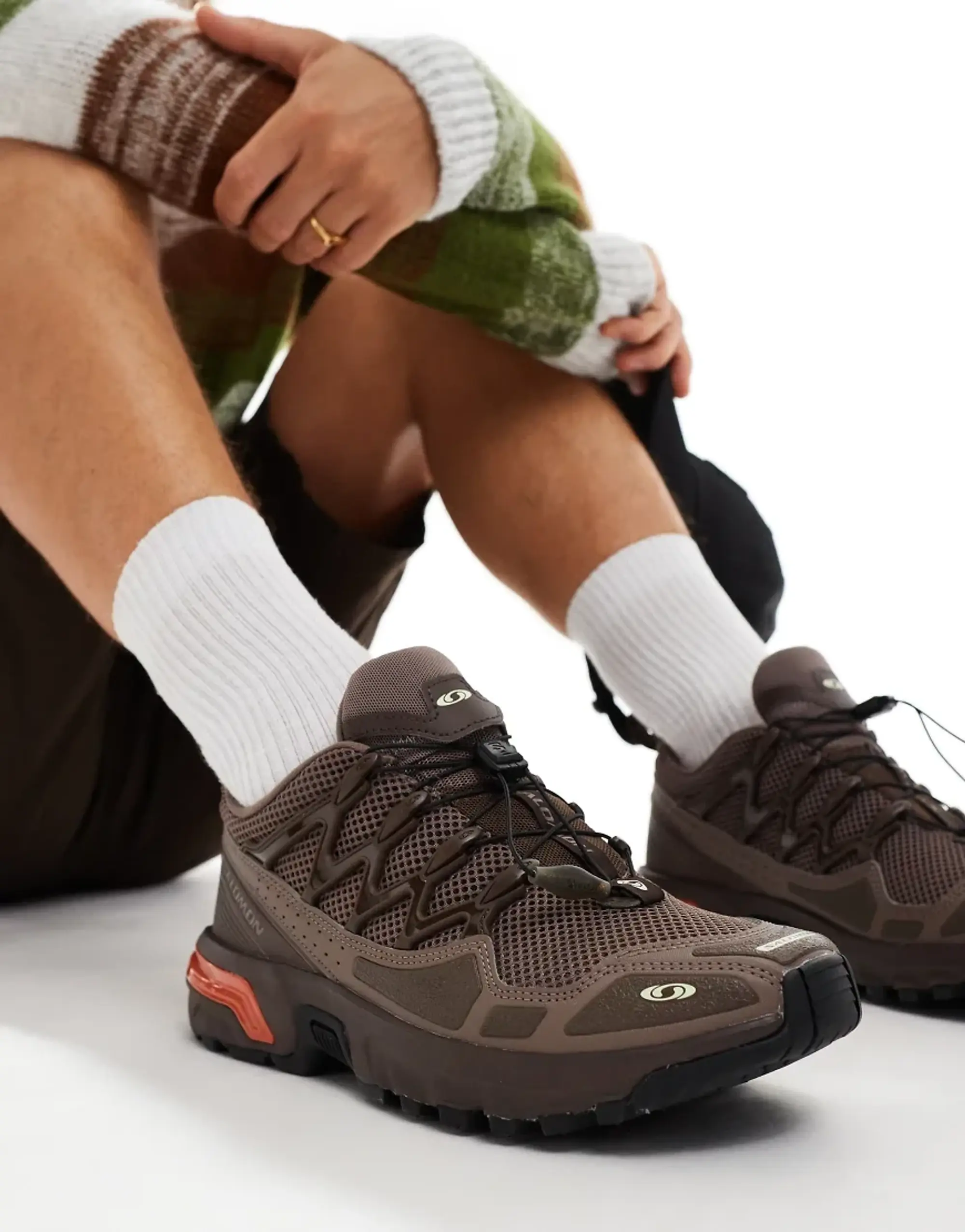 Salomon Acs + Og Trainers In Brown