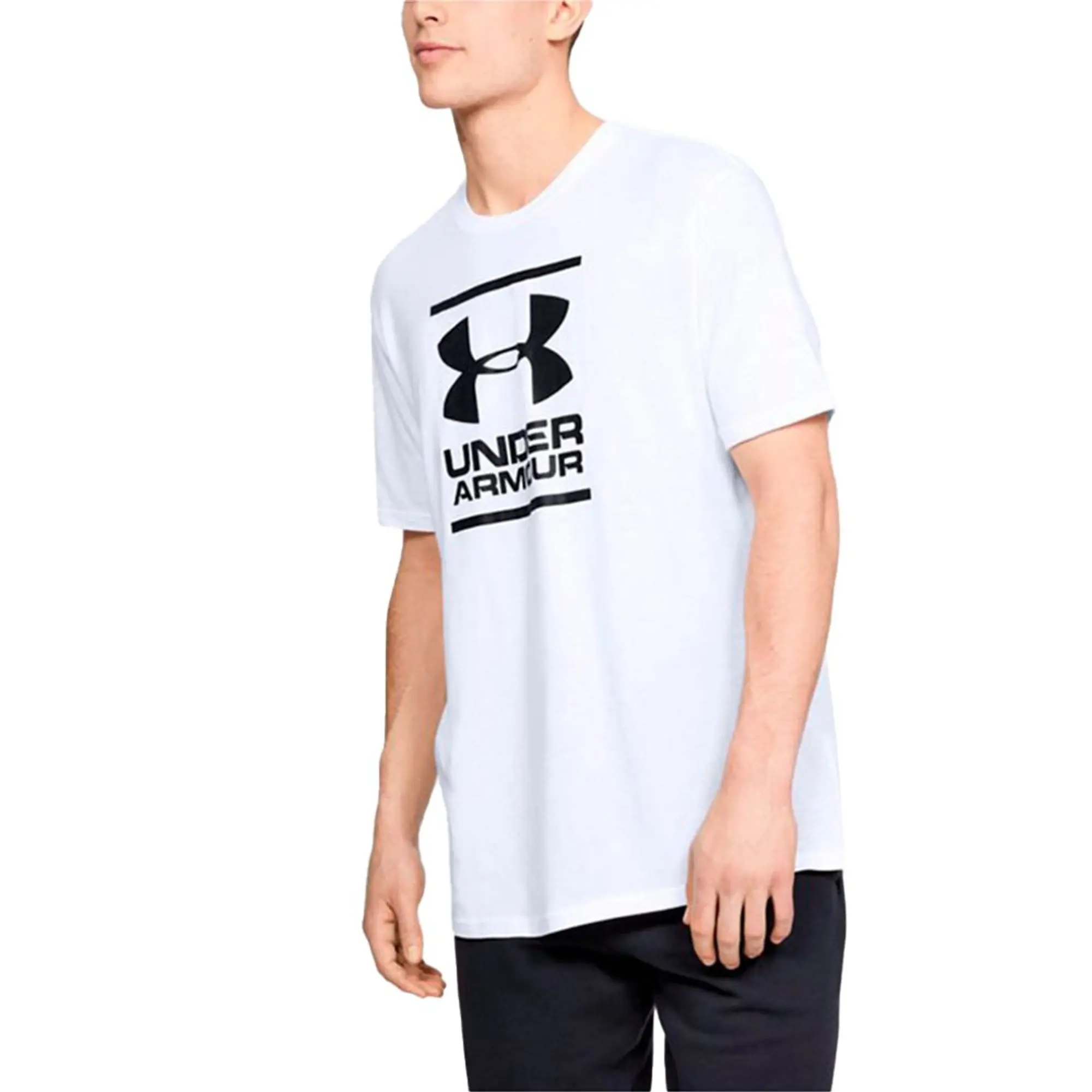 Under Armour Mens GL Foundation T-Shirt in White Cotton
