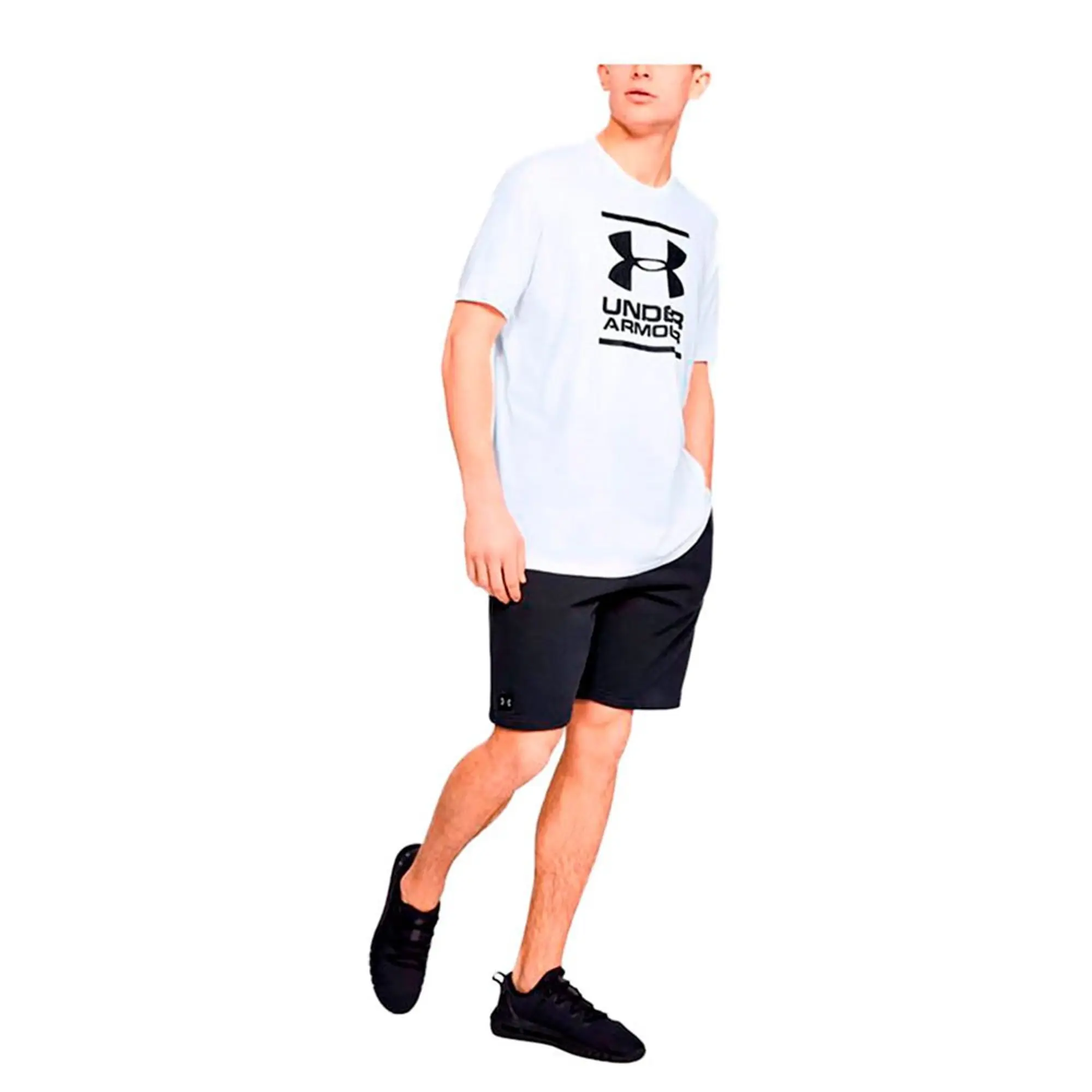 Under Armour Mens GL Foundation T-Shirt in White Cotton