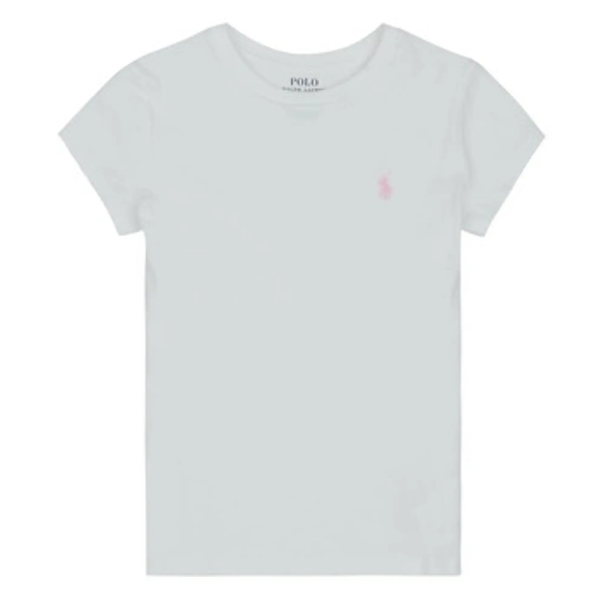 Polo Ralph Lauren  SS CN TEE-TOPS-KNIT  girls's Children's T shirt in White