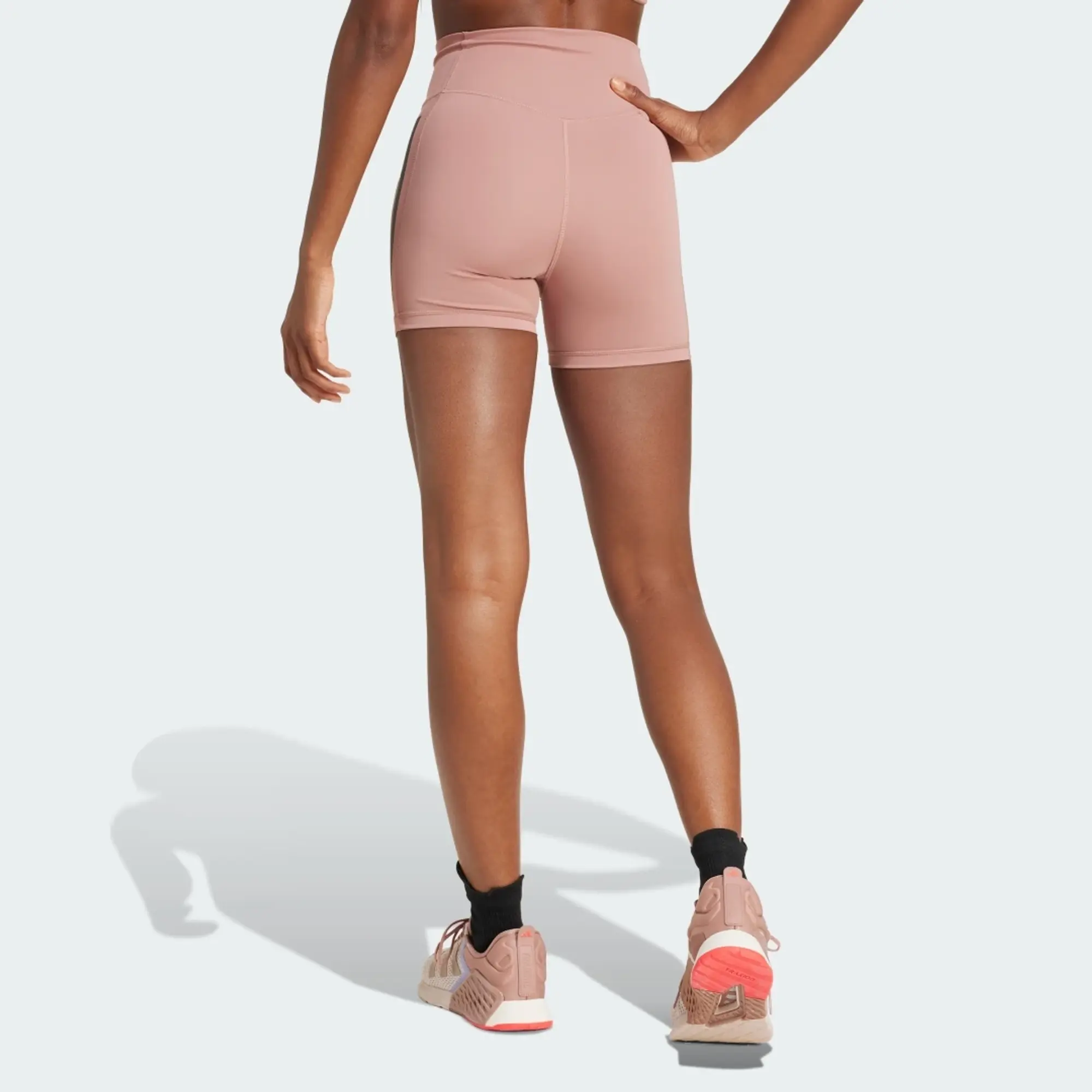 Adidas Optime 3 Stripes 4 Short Leggings