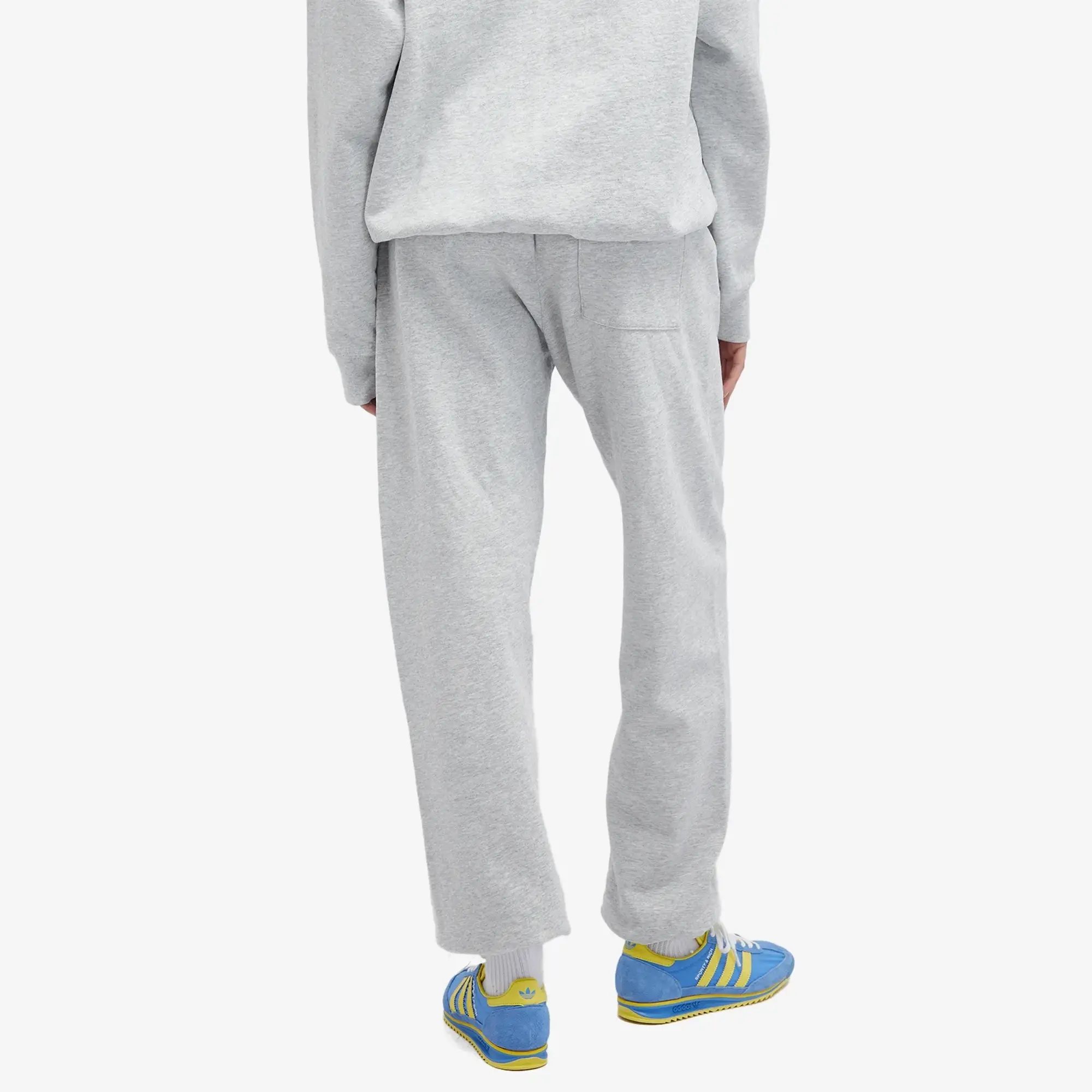Sporty & Rich Women's NY Health Club Sweatpant Heather Gray Navy