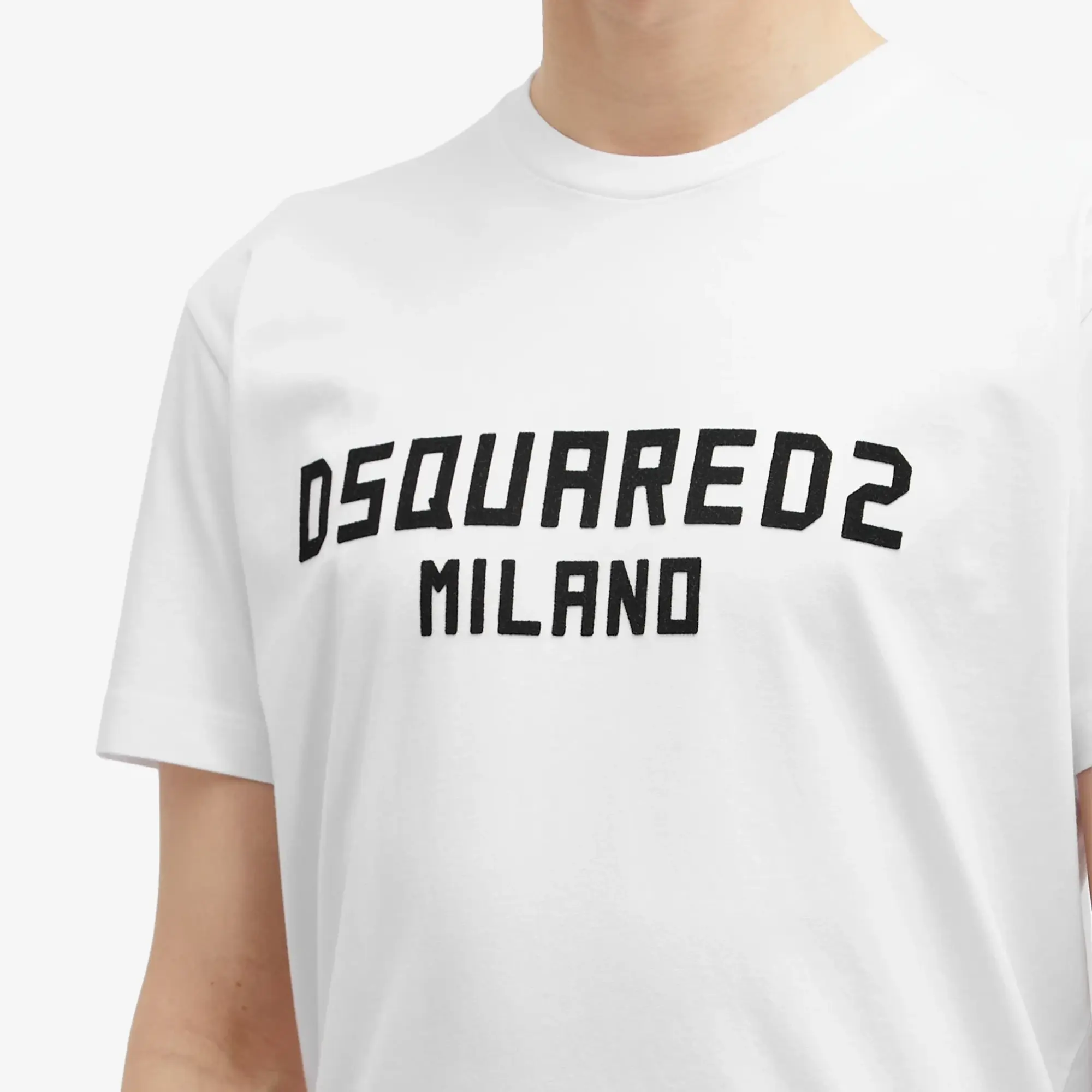 Dsquared2 Men's Cool Fit T-Shirt White/Black Print
