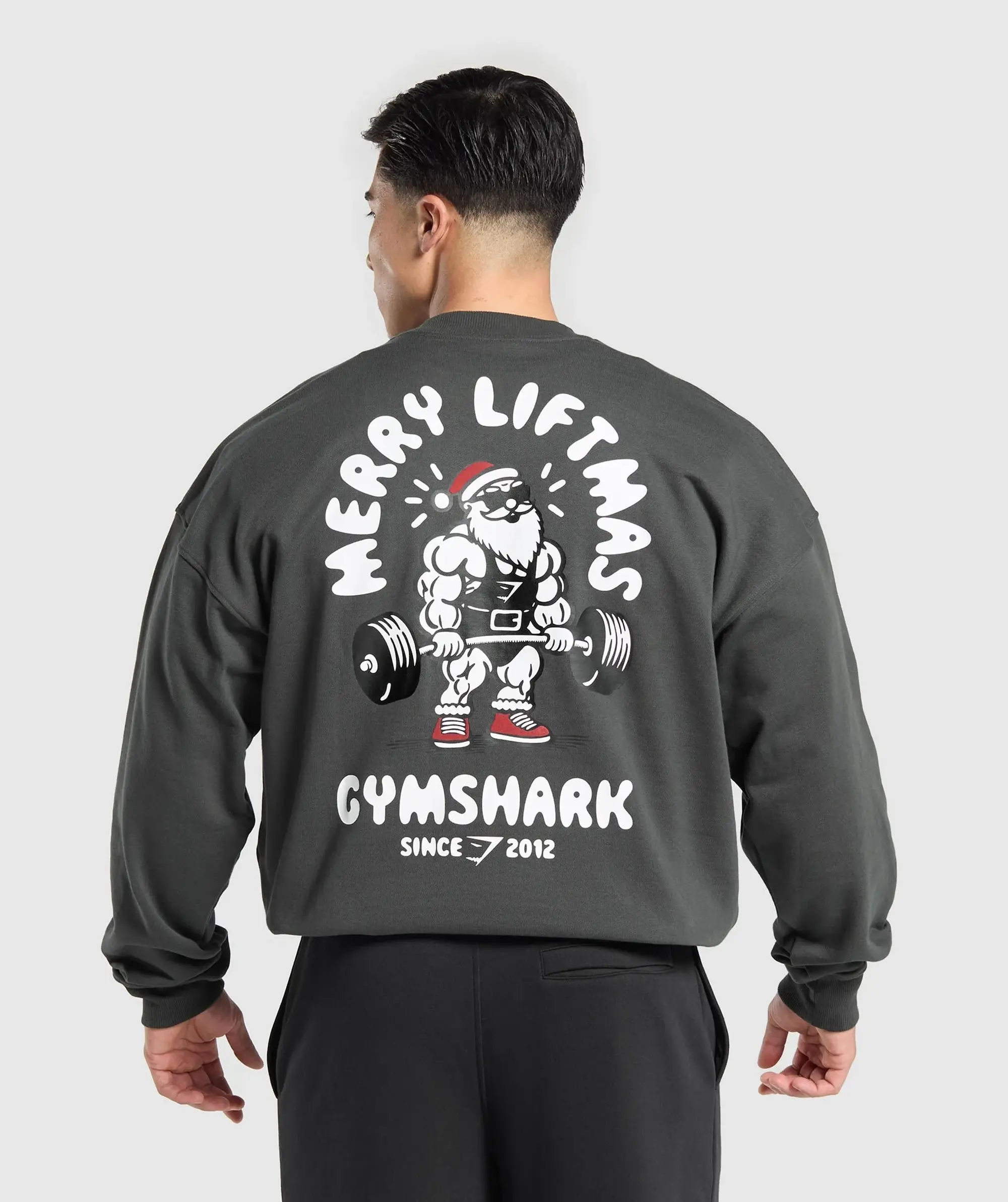 Gymshark Liftmas Crew - Asphalt Grey