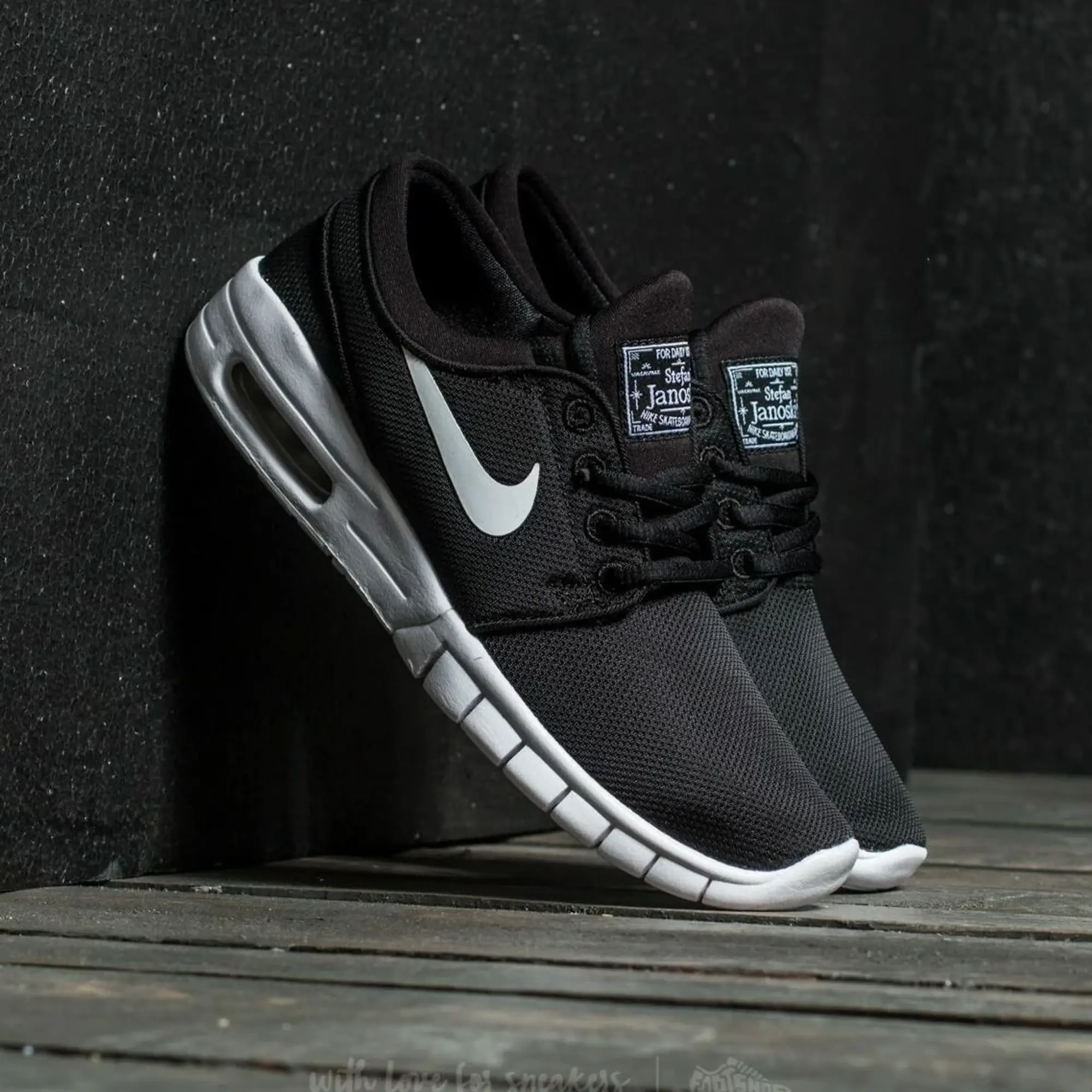 Sneakers Nike Stefan Janoski Max Gs Black White Eur 40 905217 001 FOOTY.COM