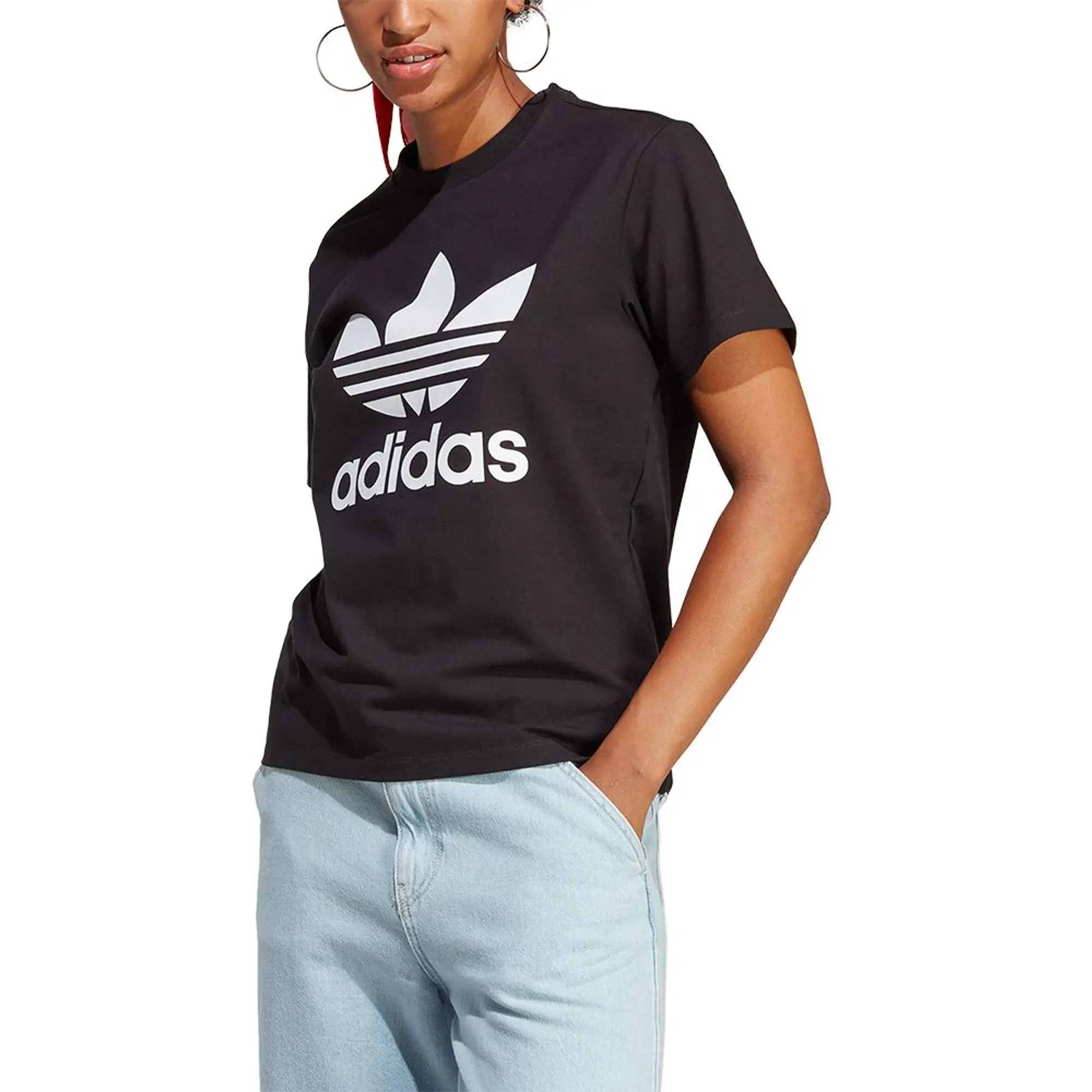 T-Shirt Adidas Originals Trefoil Tee Black Noir S