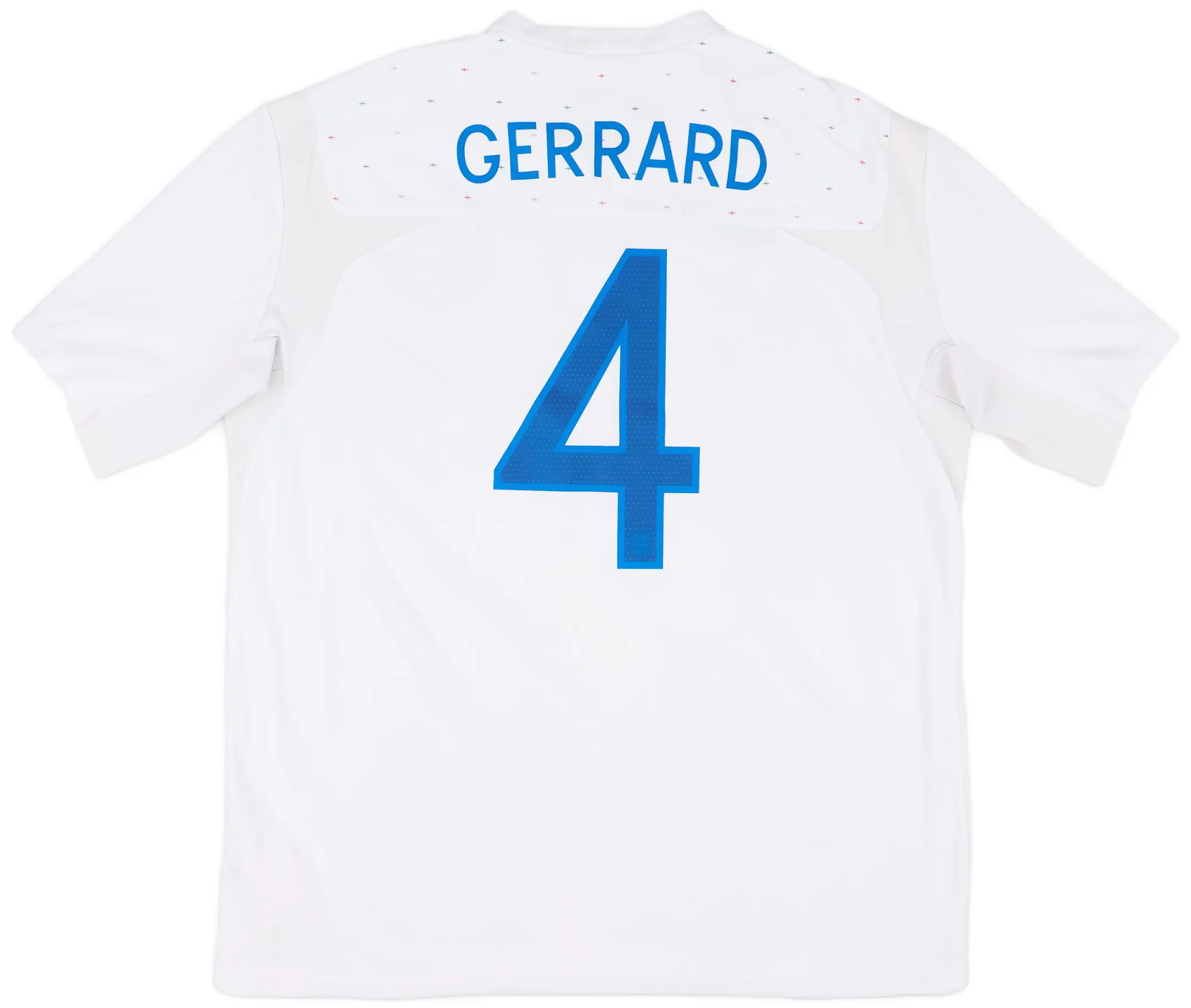 Umbro 2010-11 England Home Shirt Gerrard #4 - 7/10 - (XL)