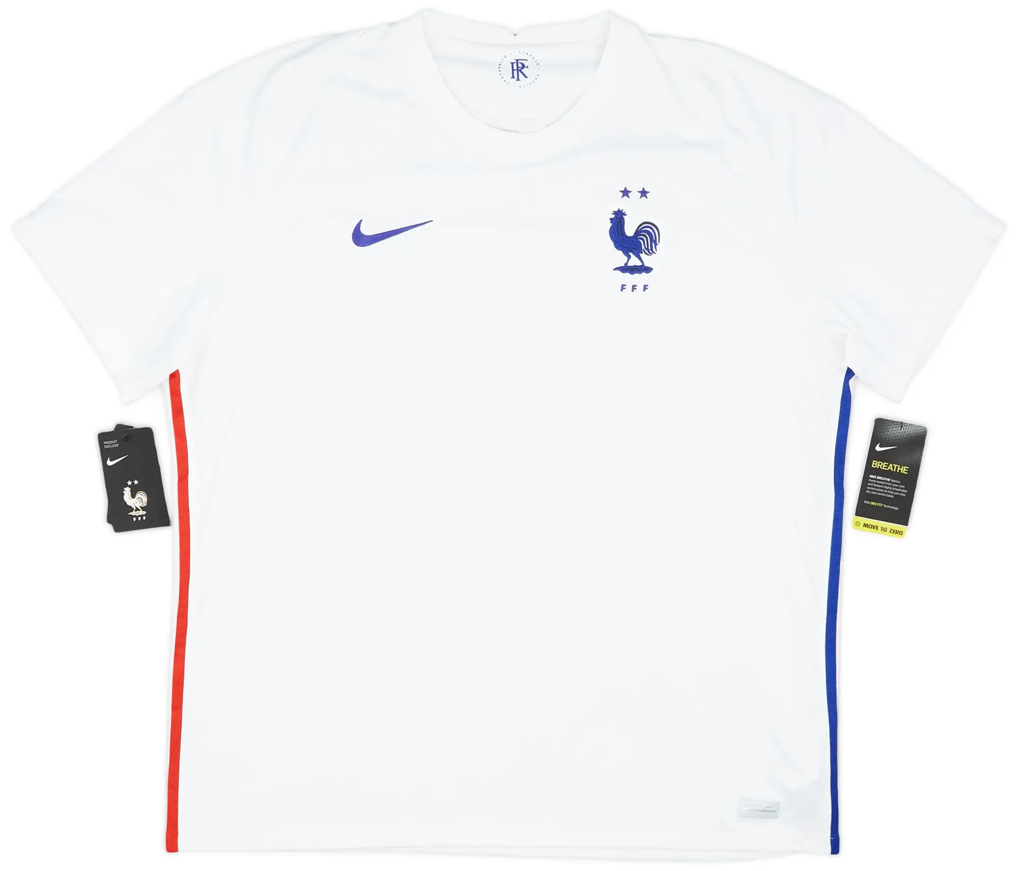 Nike 2020-21 France Away Shirt Mbappe #10 (XXL)