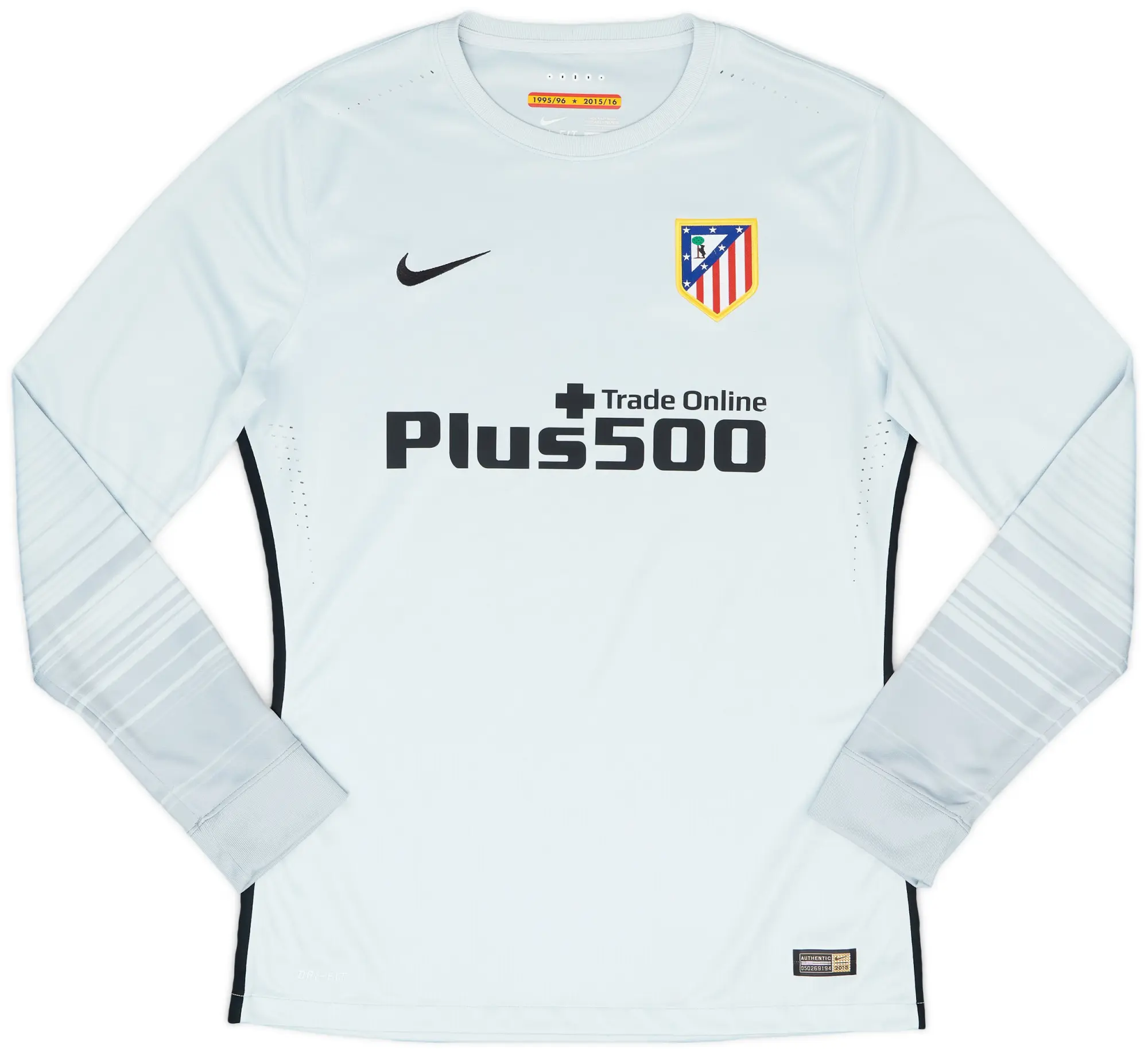 Nike 2015-16 Atletico Madrid Authentic GK Shirt - 9/10 - (L)