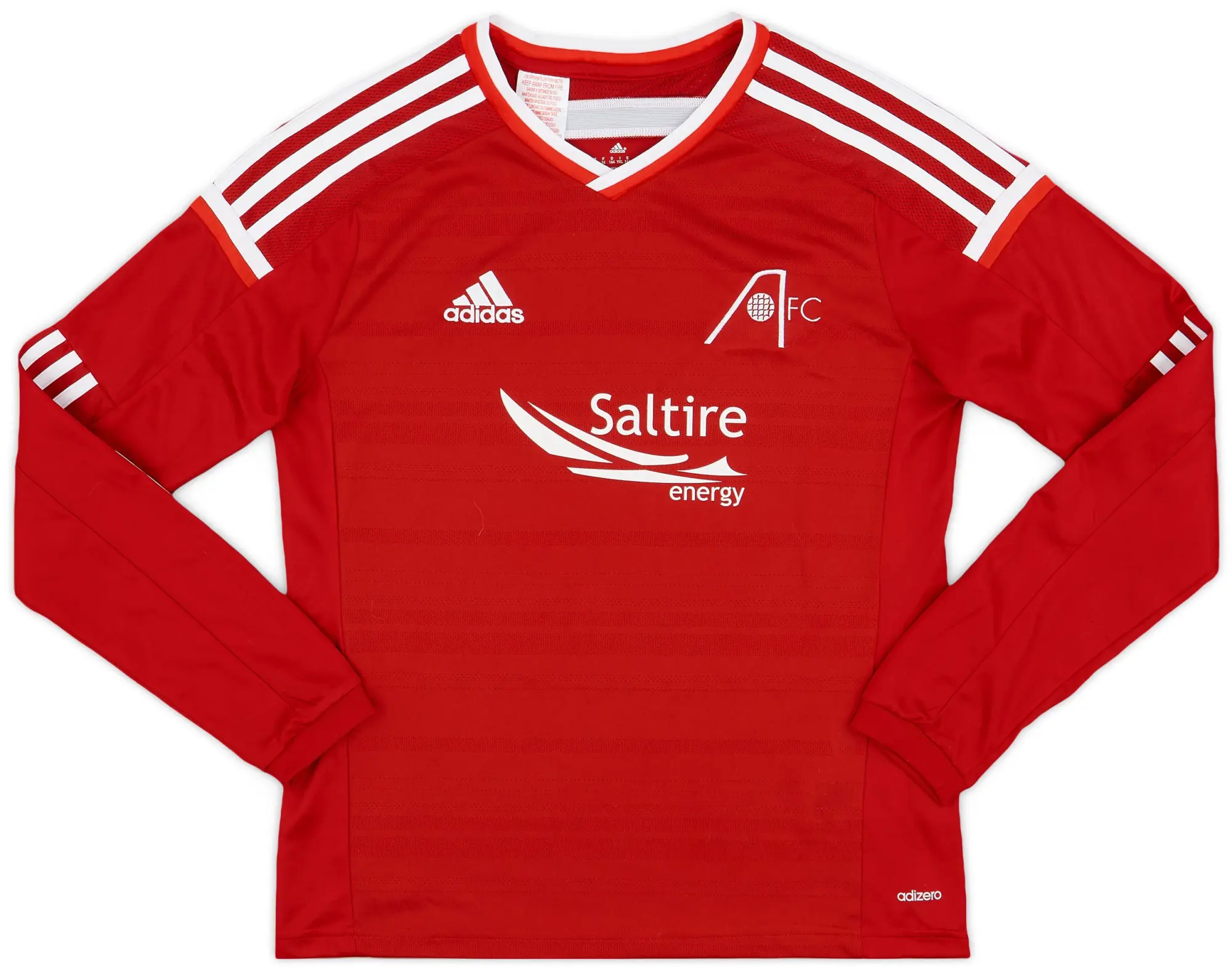 adidas 2014-15 Aberdeen Home L/S Shirt - 9/10 - (XL.Boys)