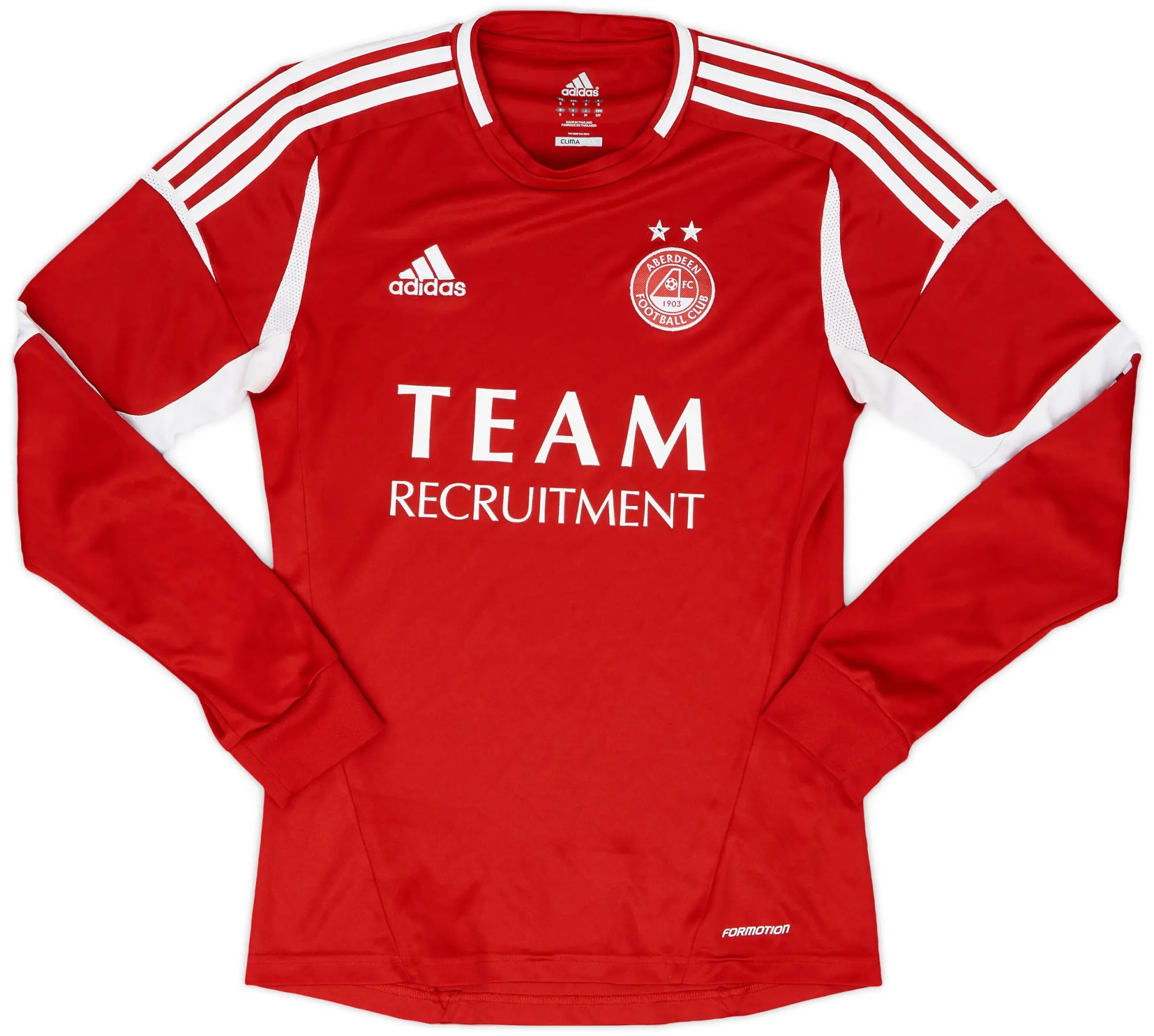 adidas 2012-13 Aberdeen Home L/S Shirt - 7/10 - (S)