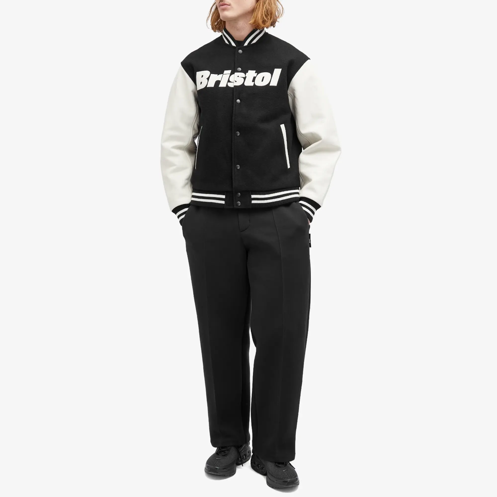 F.C. Real Bristol Men's Varsity Jacket Black