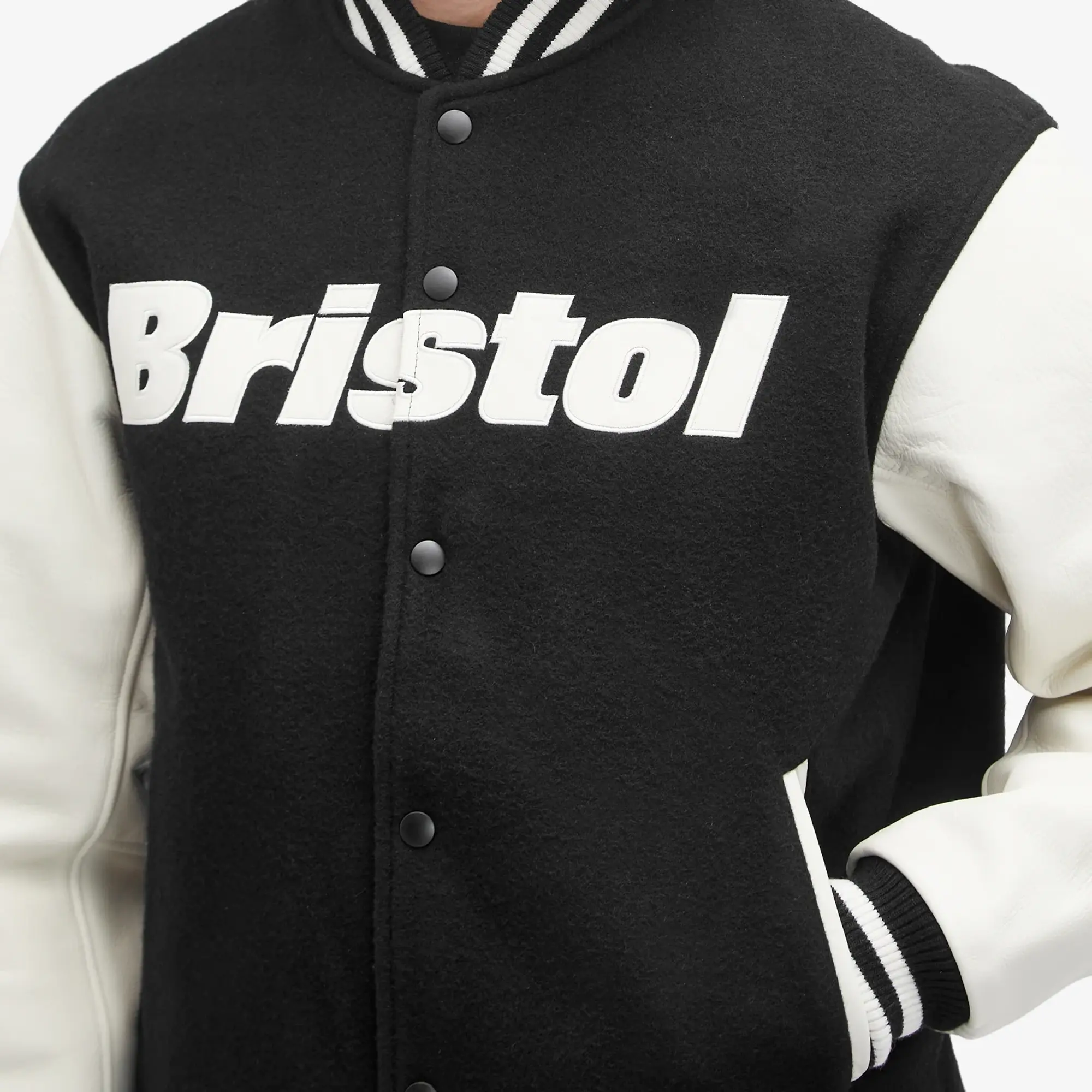 F.C. Real Bristol Men's Varsity Jacket Black