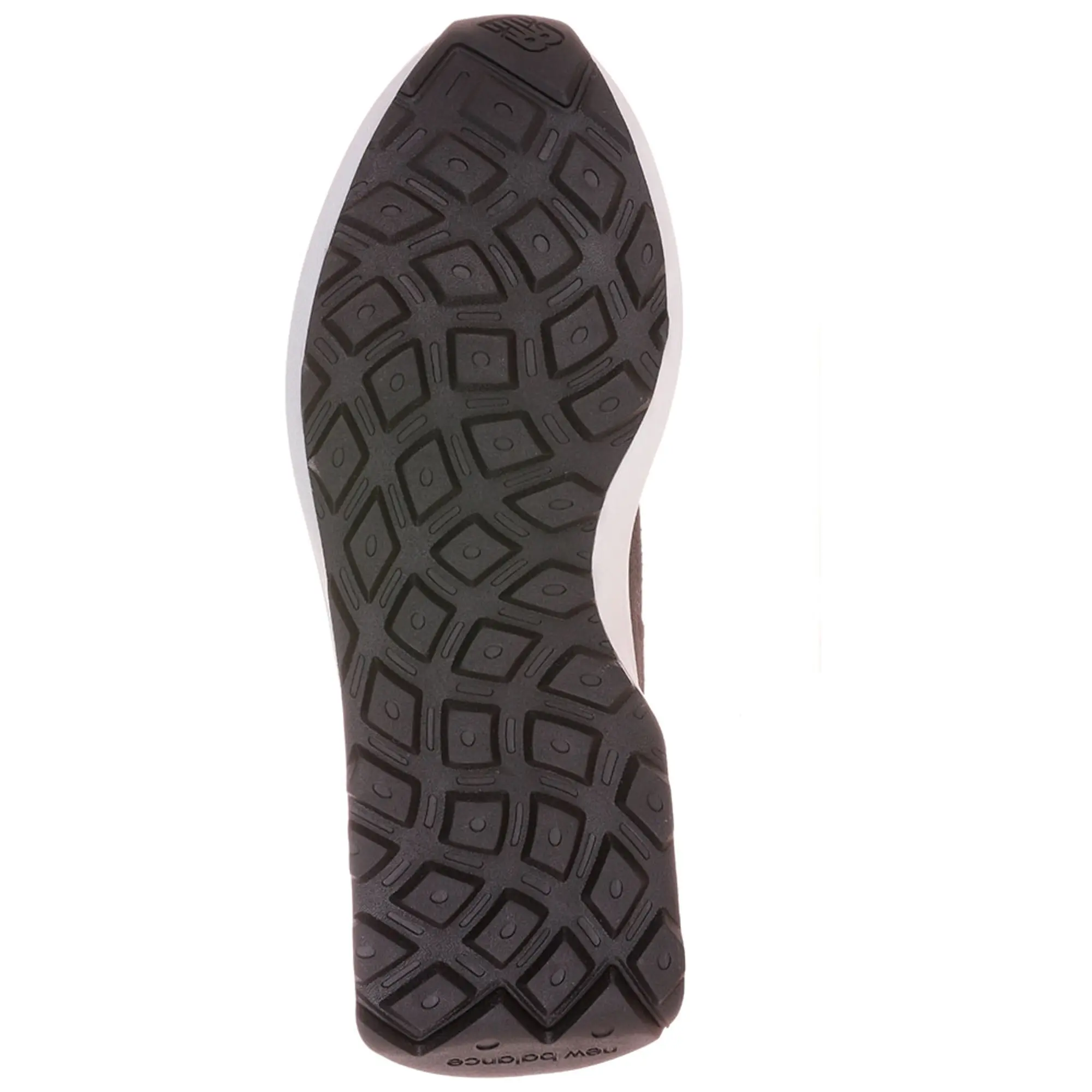 New Balance Unisex 370 in Black/Grey Suede/Mesh