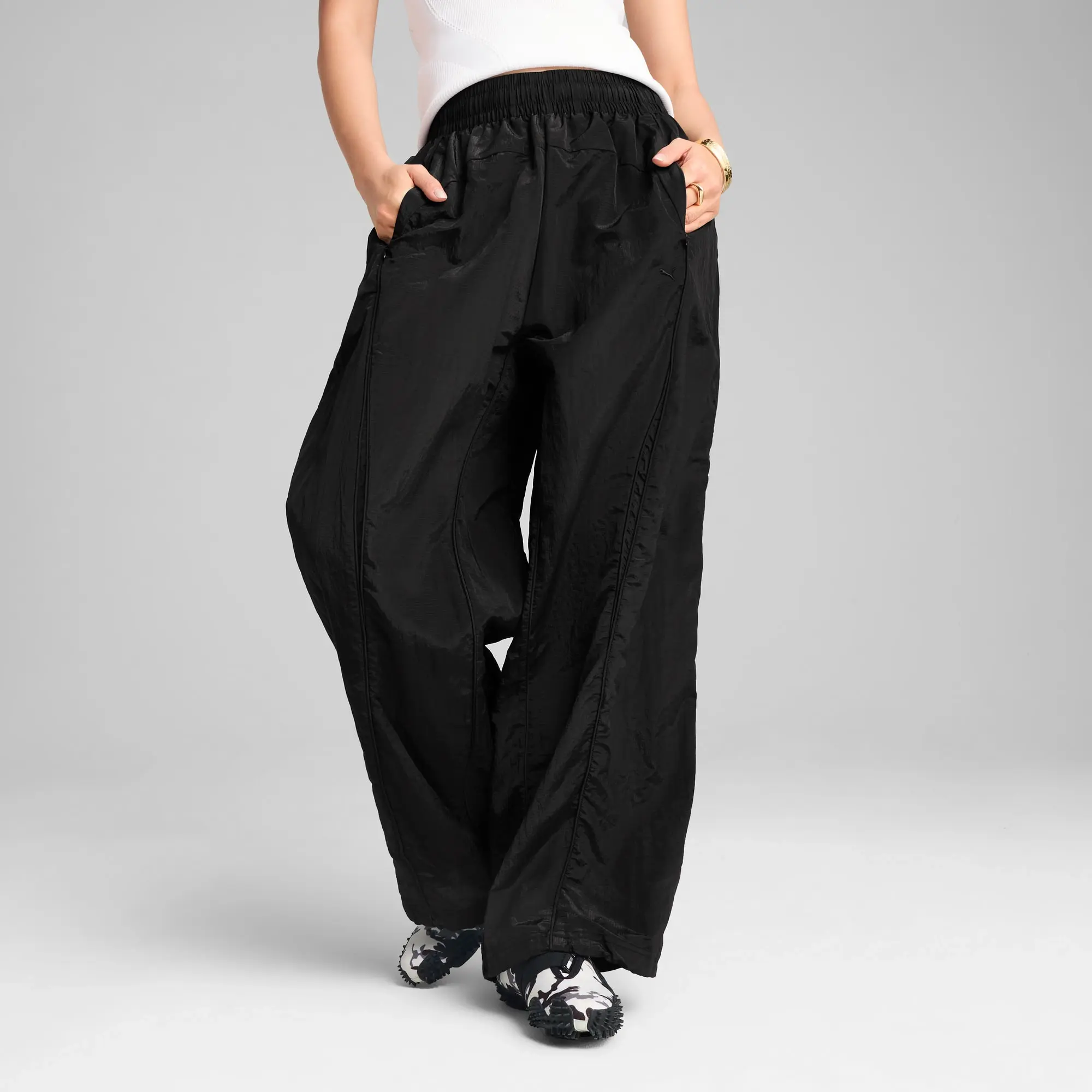 PUMA Mostroverse Ripstop Pants Unisex, Black