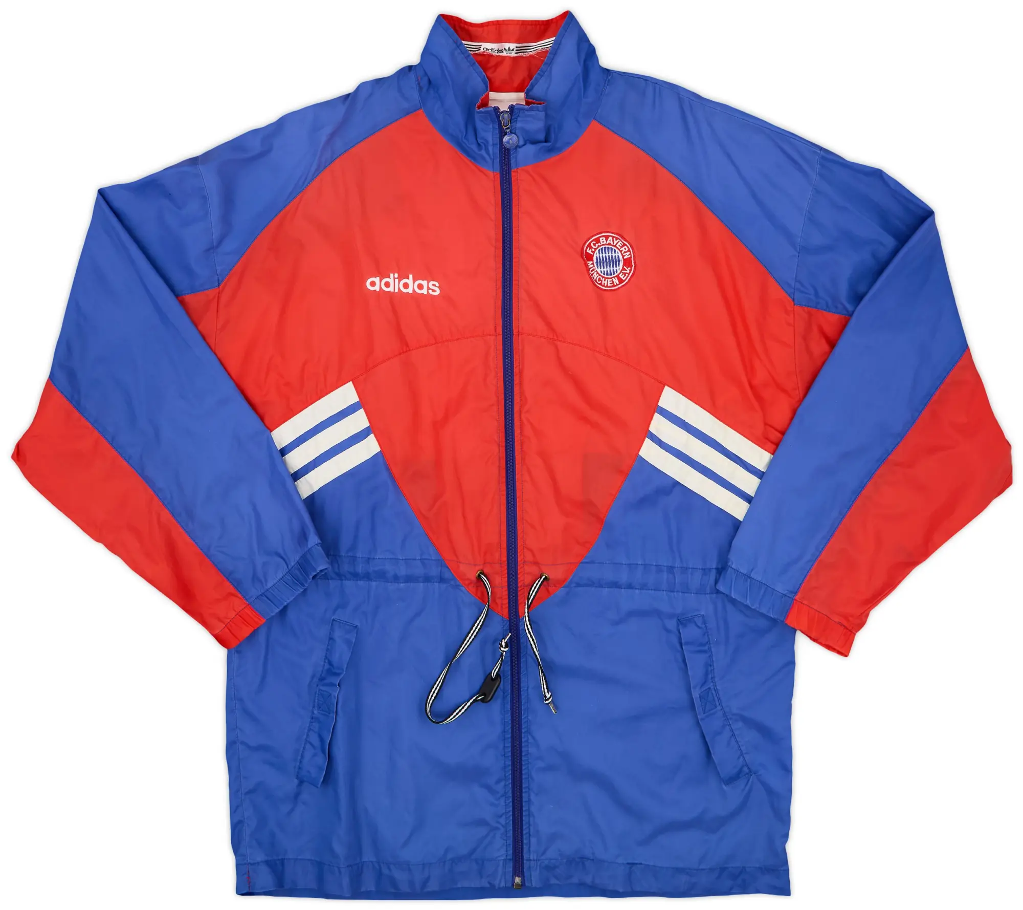 1993 94 Bayern Munich adidas Rain Jacket 7 10 L BYNJ93729765used FOOTY.COM