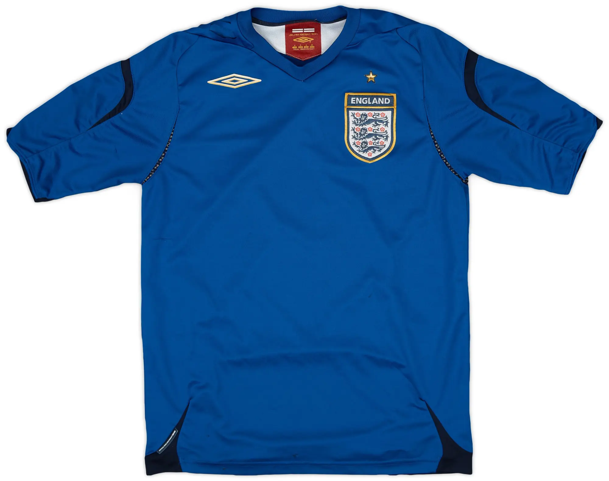 Umbro 2006-08 England GK S/S Shirt - 9/10 - (S)