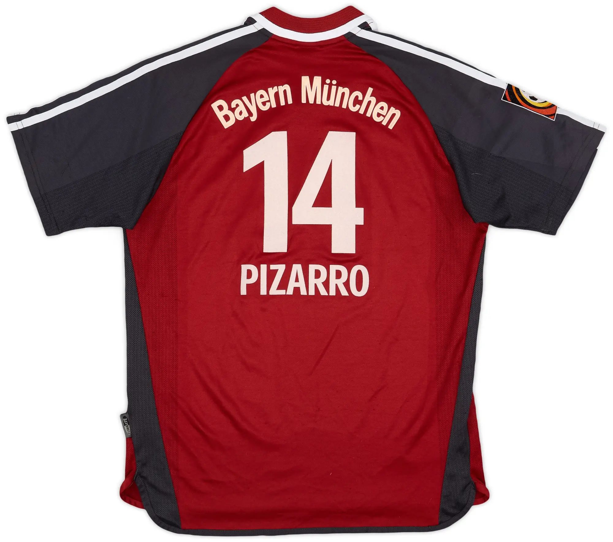 adidas 2001-02 Bayern Munich Home Shirt Pizzaro #14 - 5/10 - (XL.Boys)