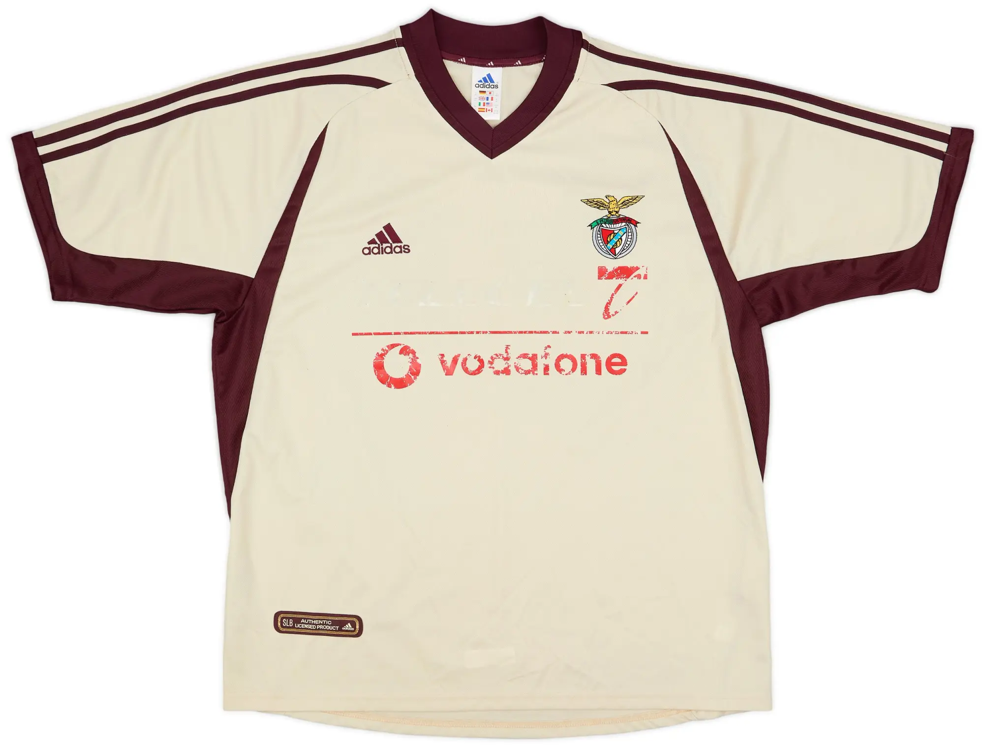 adidas 2001-02 Benfica Away Shirt - 4/10 - (XL)