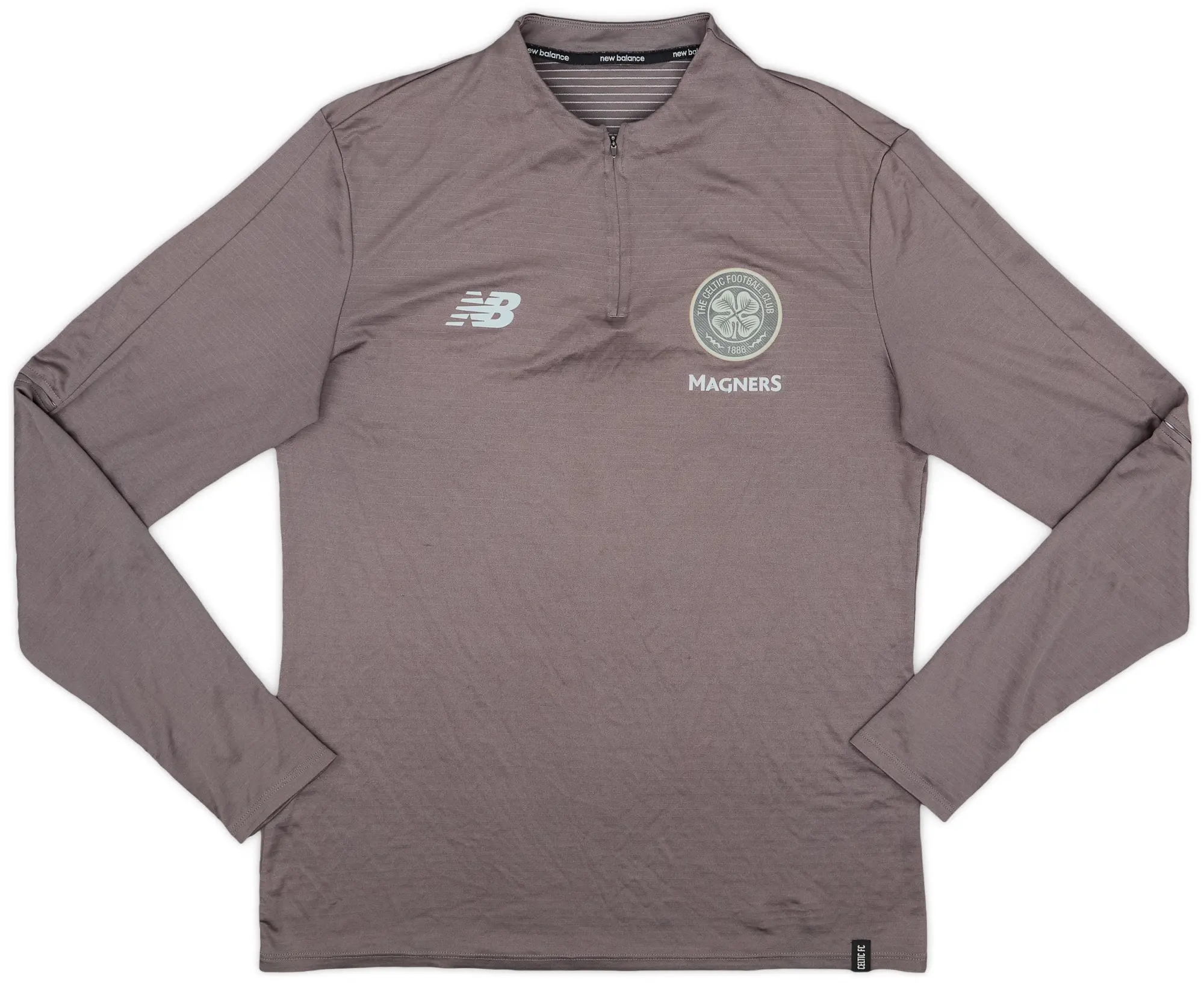 2015-16 Celtic New Balance 1/4 Zip Training Top - 8/10 - (L)