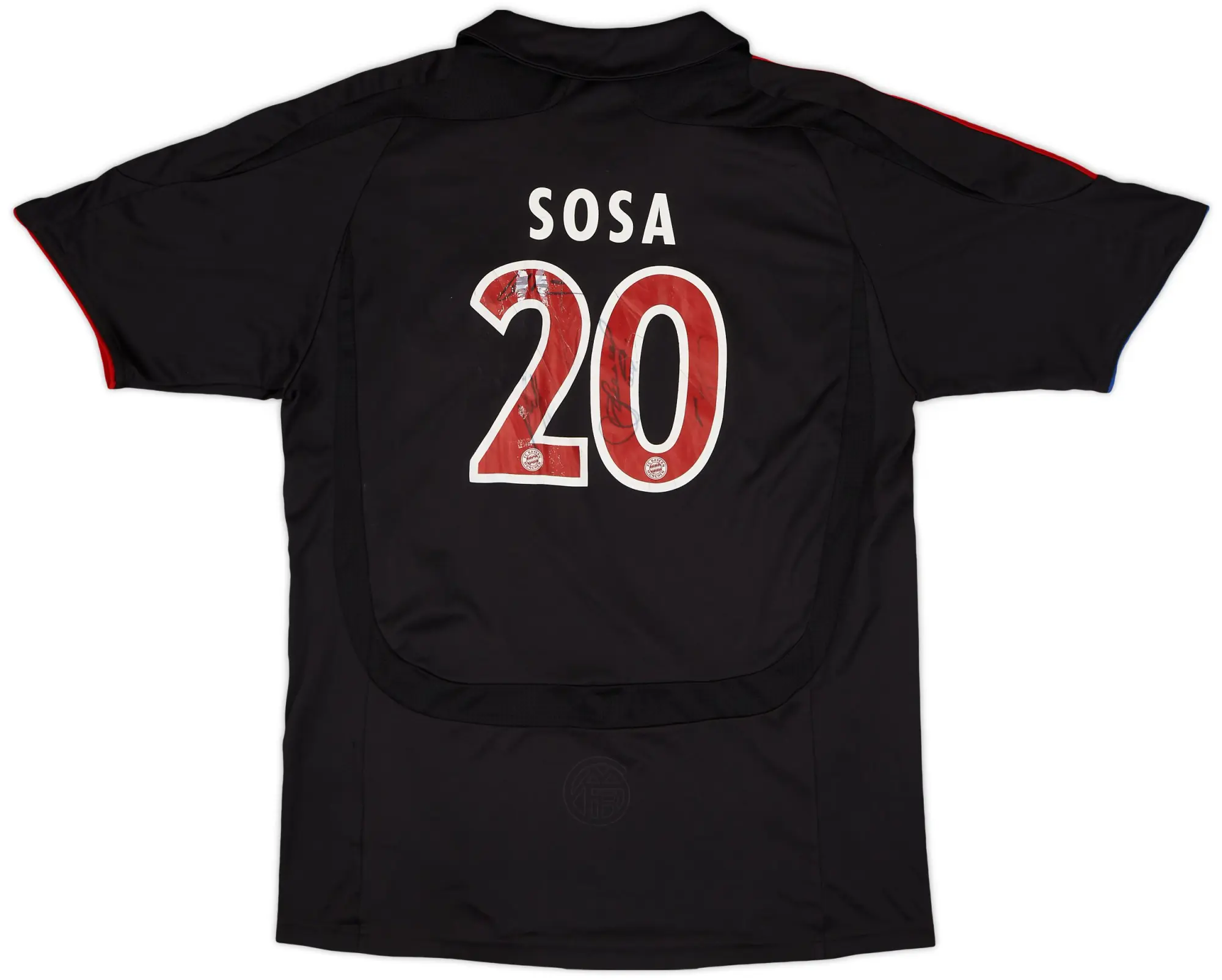 adidas 2007-09 Bayern Munich European Shirt Sosa #20 - 6/10 - (XL.Boys)