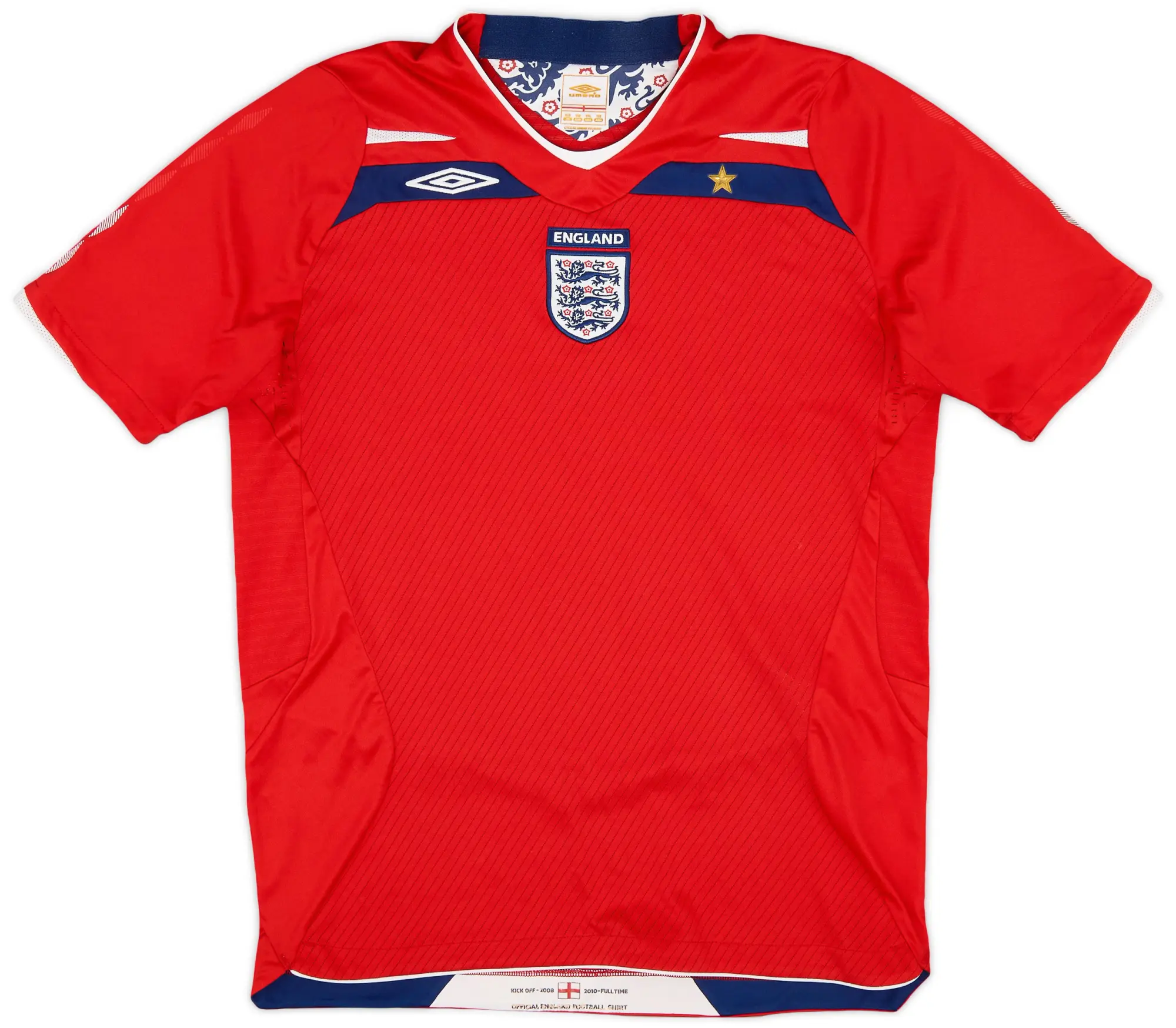 Umbro 2008-10 England Away Shirt - 9/10 - (XL.Boys)