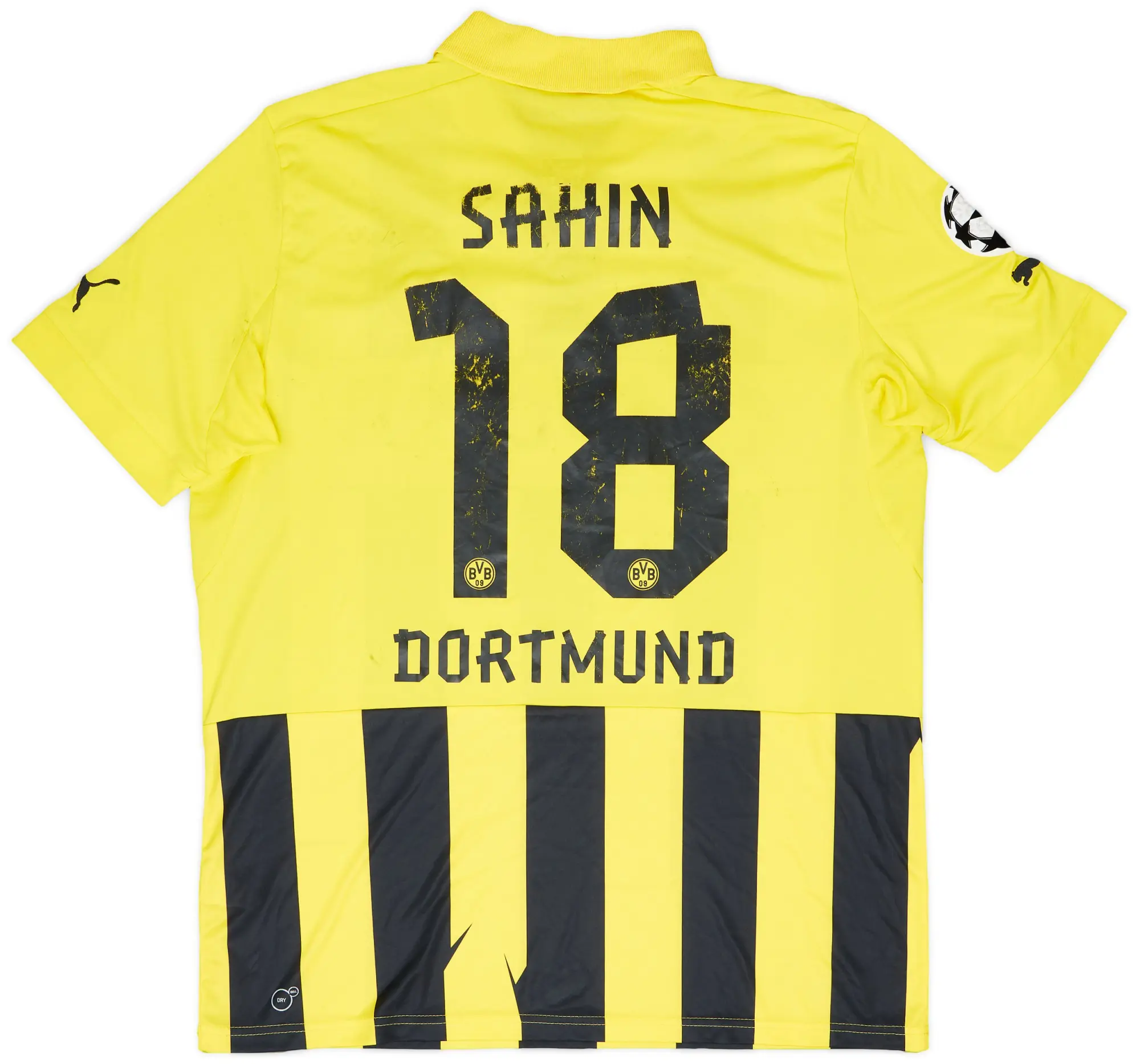 Puma 2012-13 Borussia Dortmund European Home Shirt Sahin #18 - 5/10 - (XL)