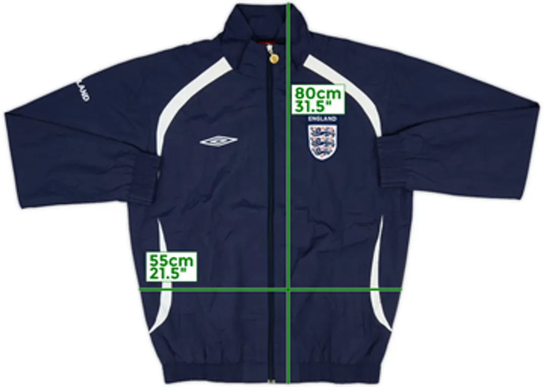 2005-07 England Umbro Track Jacket - 8/10 - (L) | ENGJ05019771used