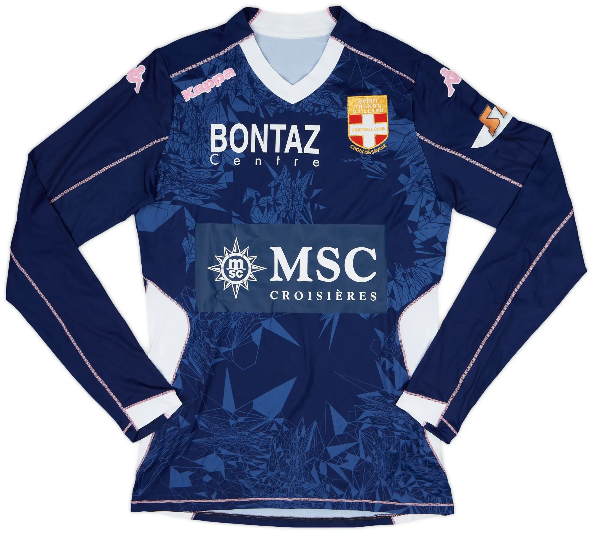 Kappa 2014-15 Evian Away L/S Shirt - 8/10 - (L)