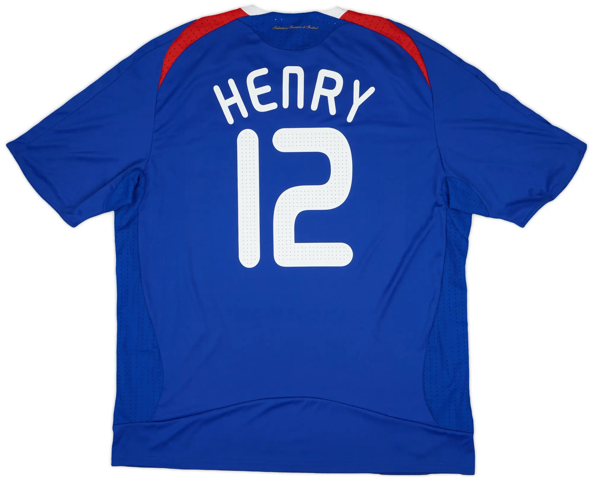 adidas 2007-08 France Home Shirt Henry #12 (XXL)