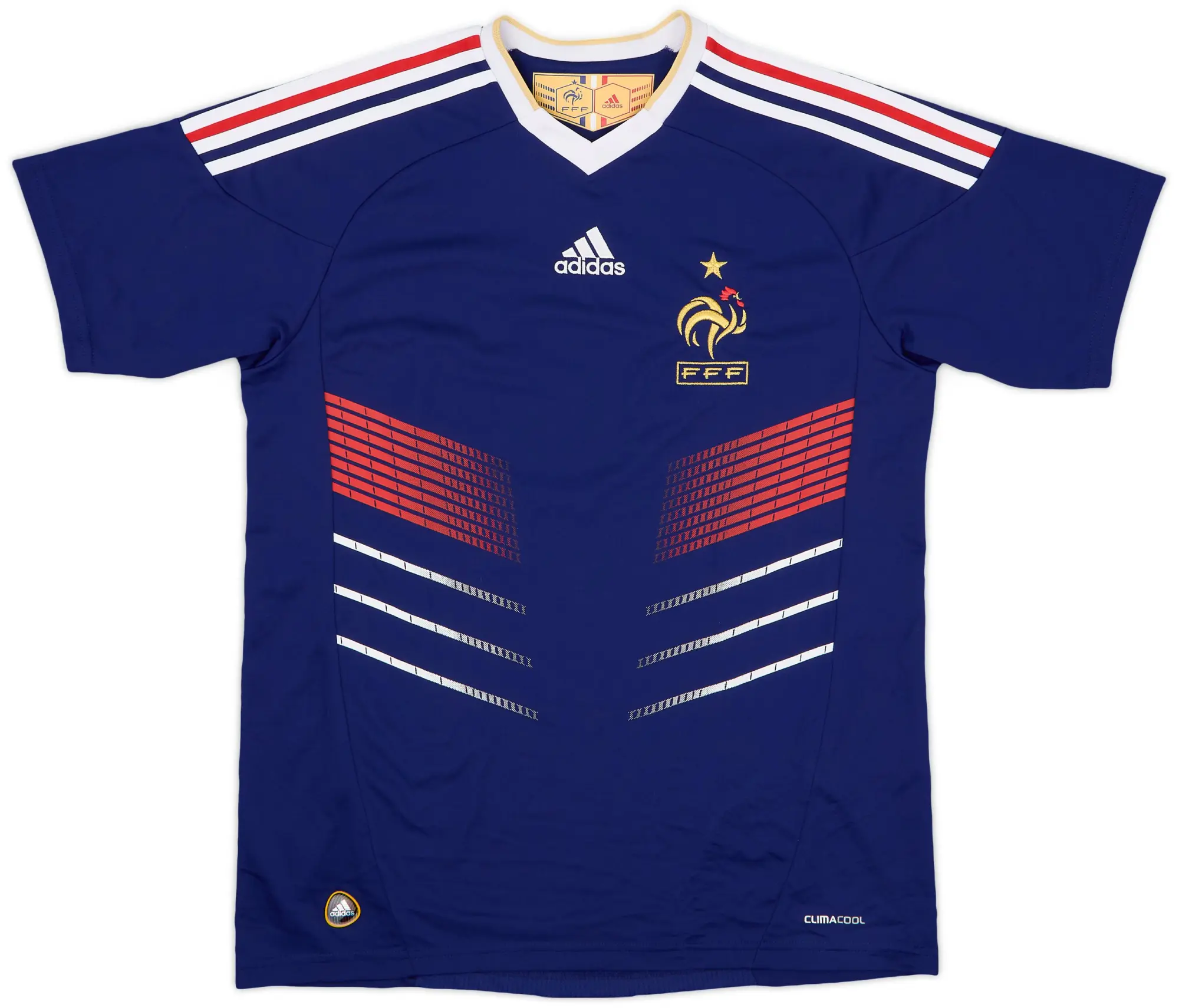 adidas 2009-10 France Home Shirt - 9/10 - (XL.Boys)