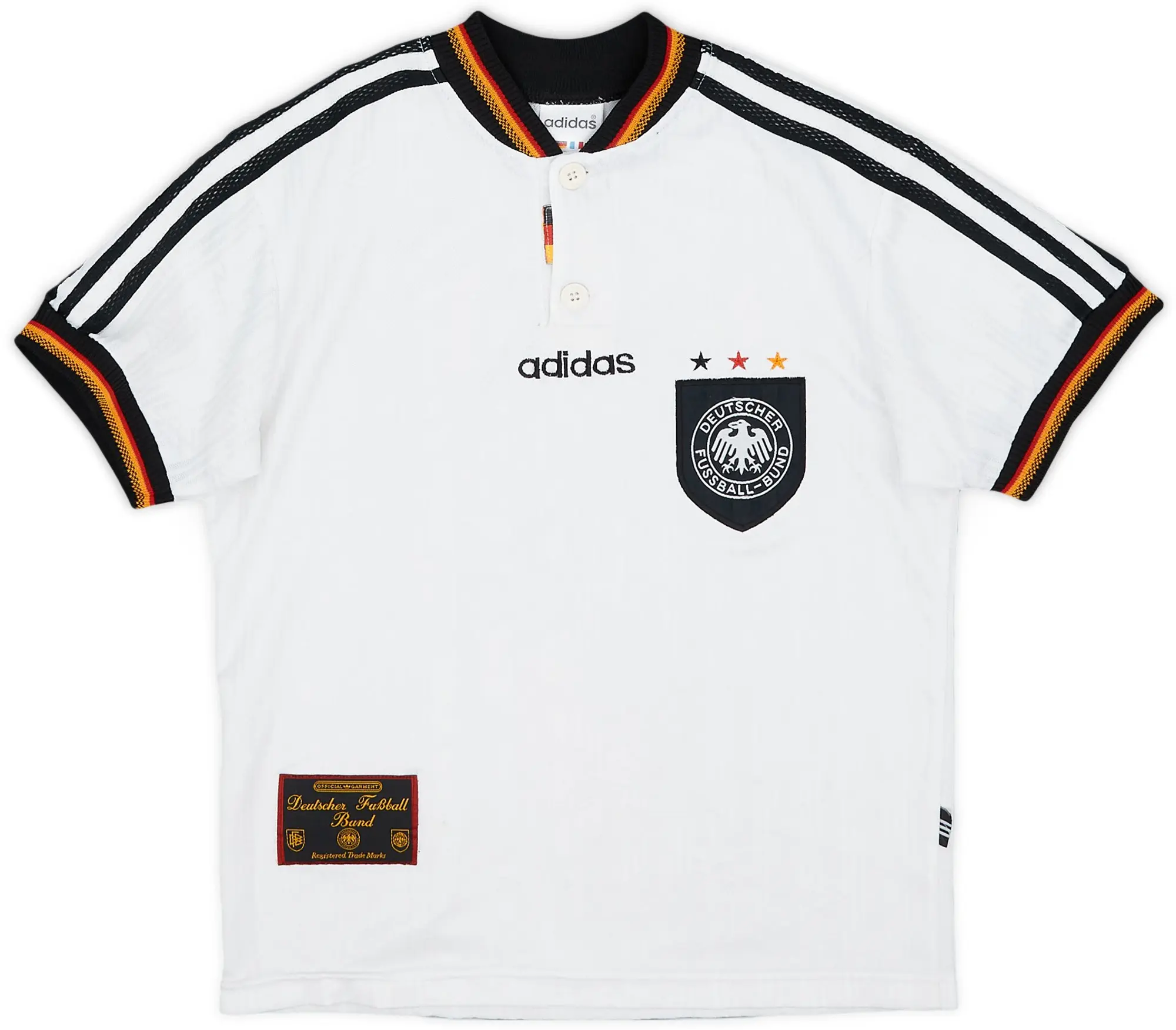 adidas 1996-98 Germany Home Shirt - 9/10 - (M.Boys)