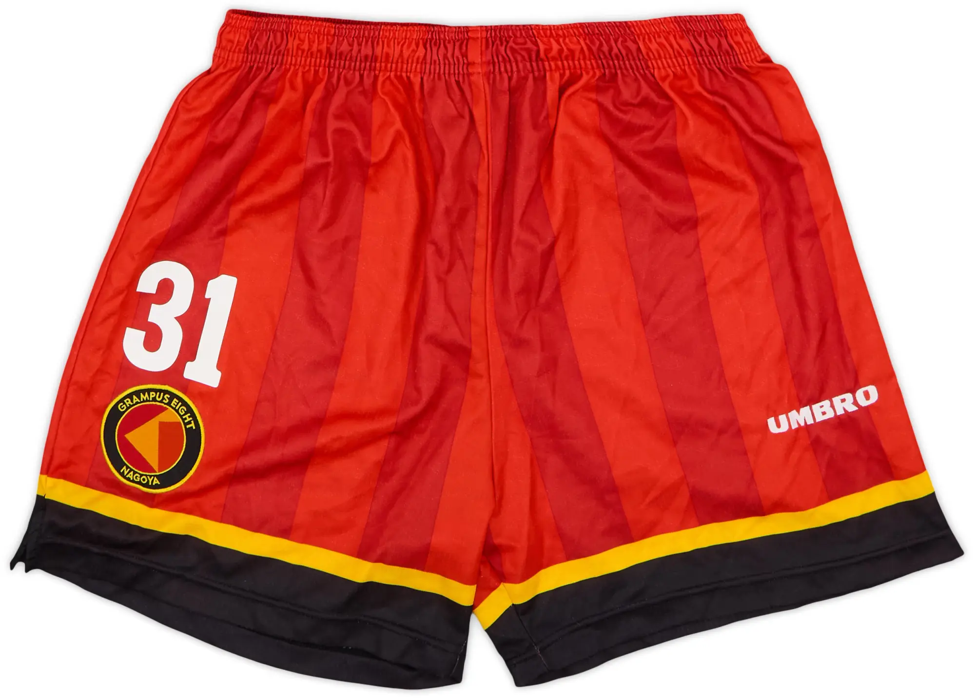Umbro 1997 Nagoya Grampus Eight Player Issue Home Shorts #31 - 7/10 - (M)