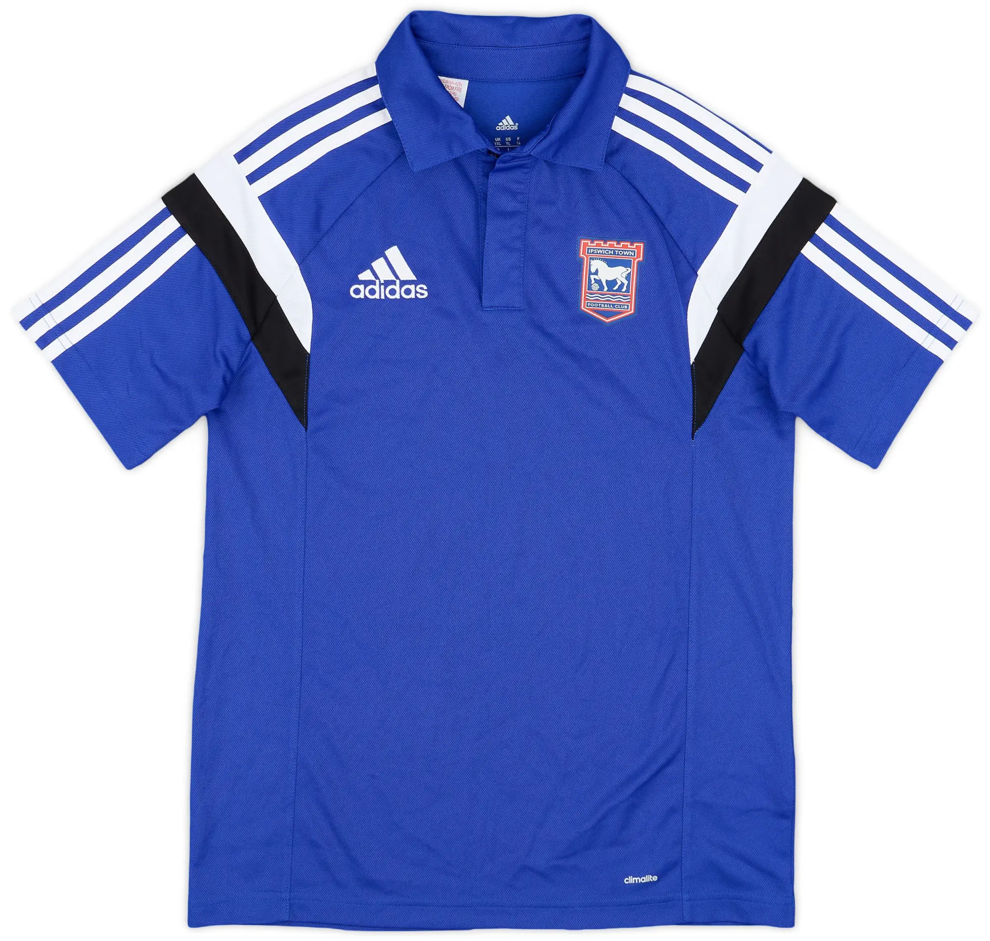 2013-14 Ipswich adidas Polo Shirt - 9/10 - (XL.Boys)