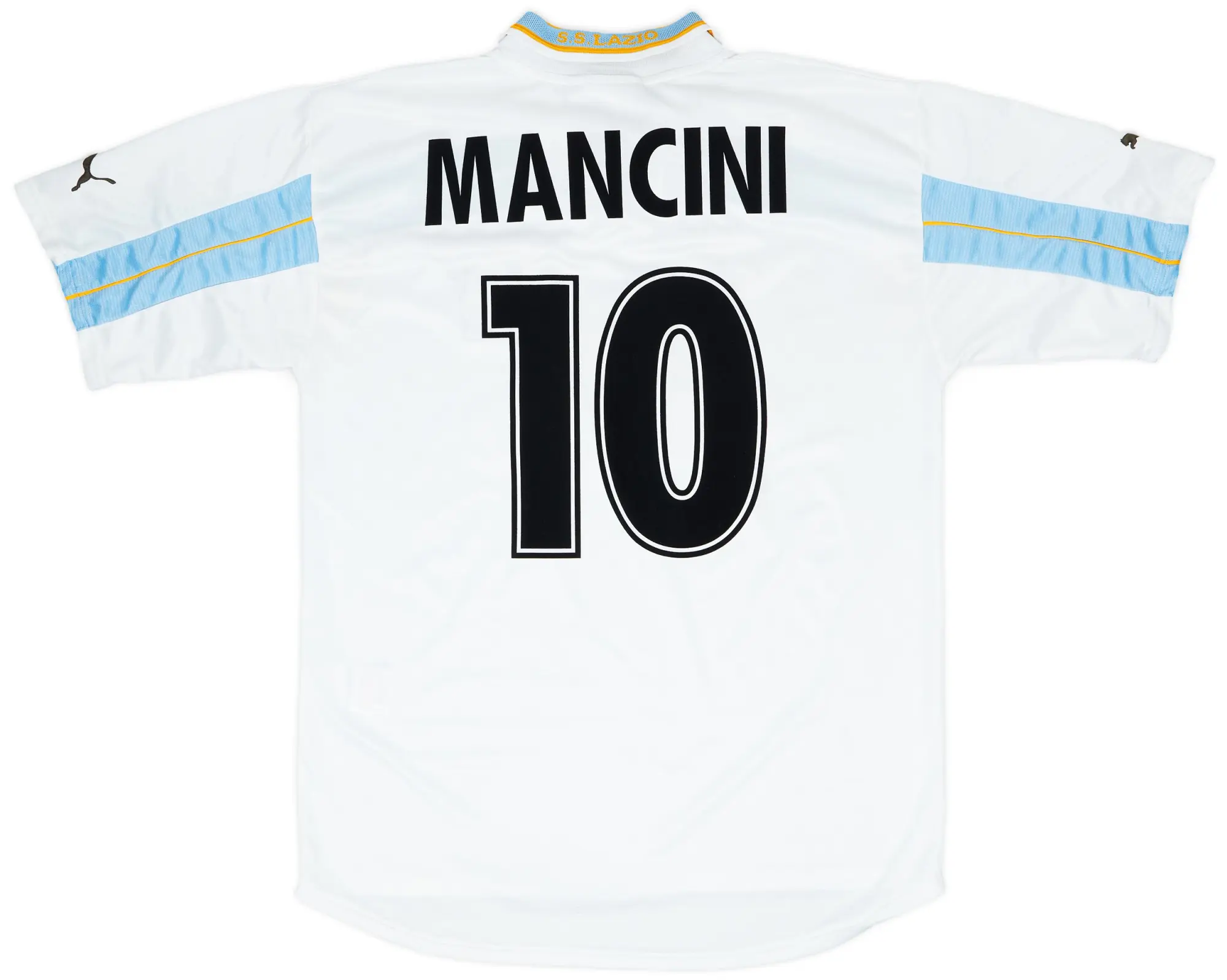 Puma 1999-00 Lazio Centenary Home Shirt Mancini #10 - 7/10 - (XL)